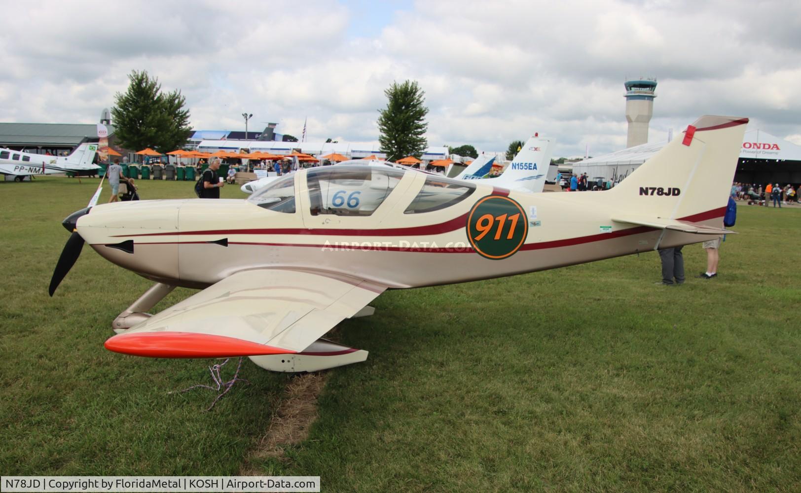 N78JD, Stoddard-Hamilton Glasair II S-FT C/N 2086, Glasair II zx 