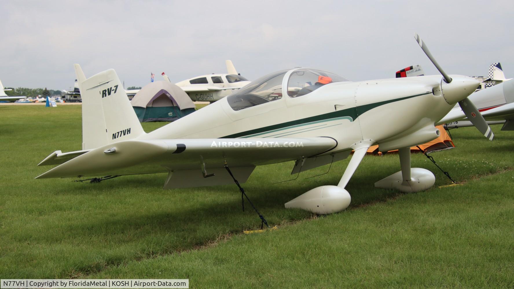 N77VH, Vans RV-7 C/N 70165, RV-7 zx 
