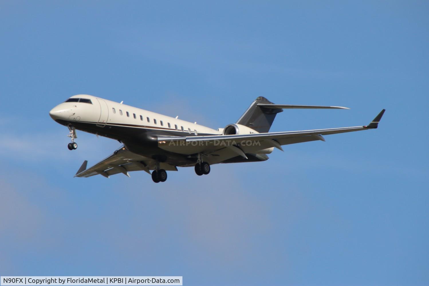 N90FX, 1999 Bombardier BD-700-1A10 Global Express C/N 9017, GLEX zx teb-pbi