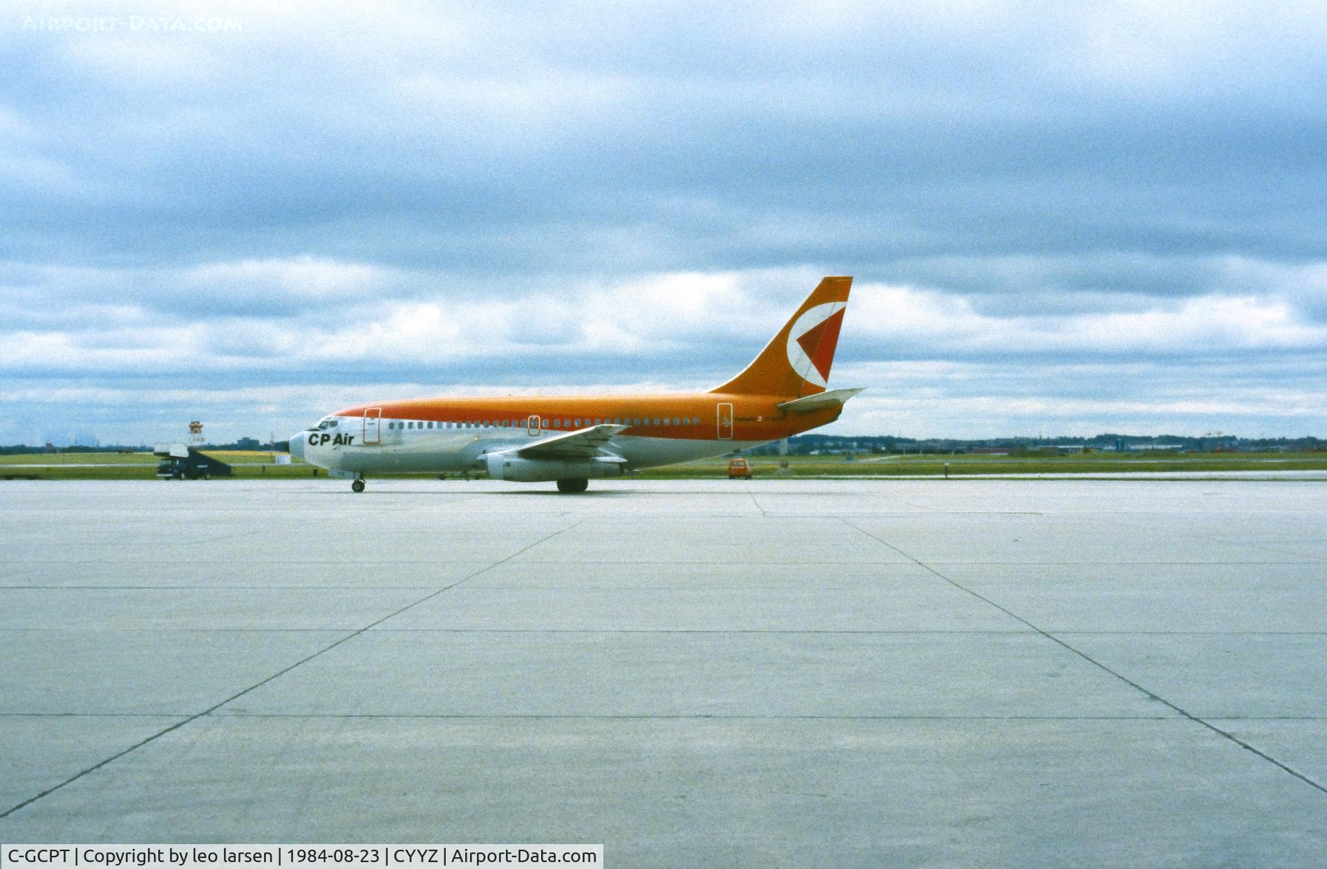 C-GCPT, 1981 Boeing 737-217 C/N 22258, Totonto 23.8.1984