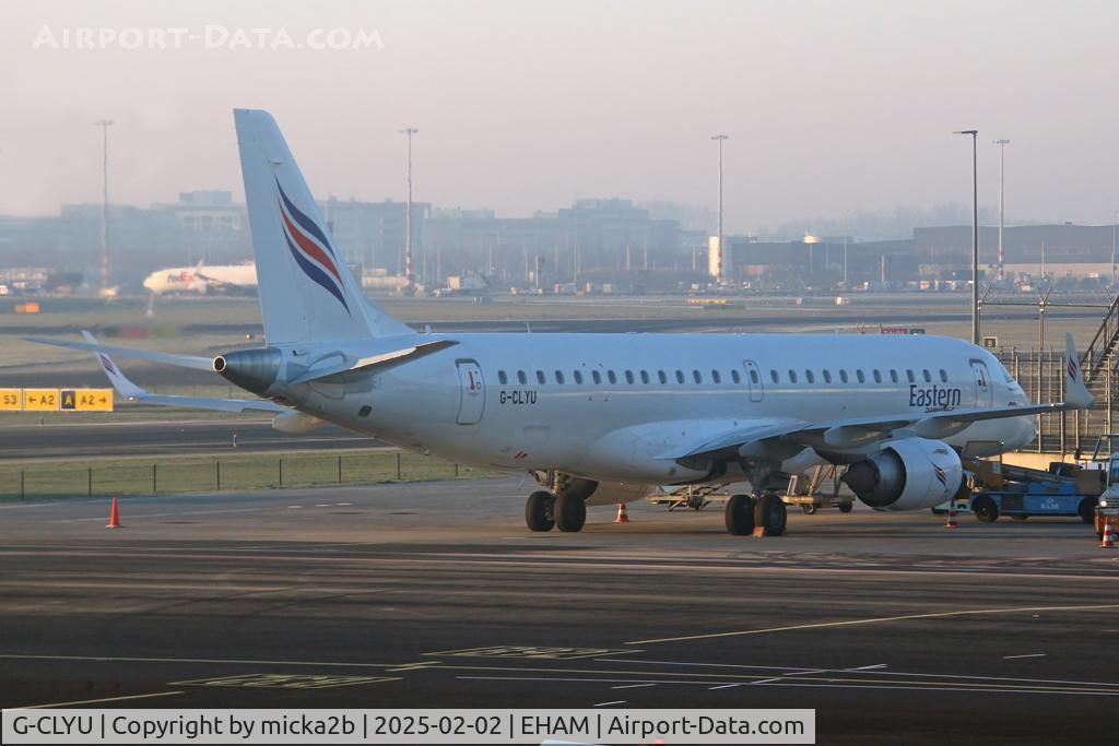 G-CLYU, 2009 Embraer 190AR (ERJ-190-100IGW) C/N 19000310, Parked