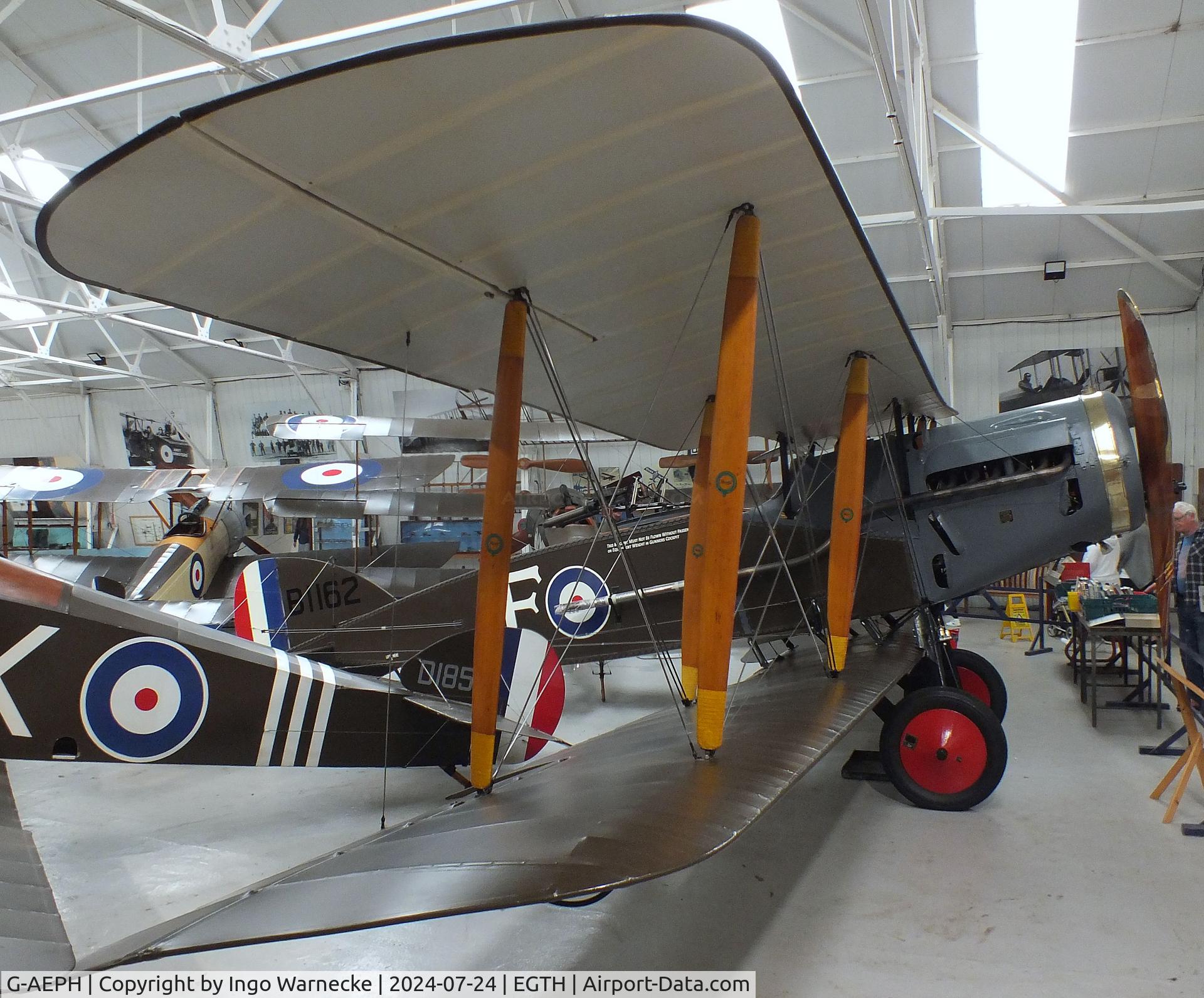 G-AEPH, 1918 Bristol F.2B Fighter C/N 7575, Bristol F.2B Fighter at the Shuttleworth Collection, Biggleswade