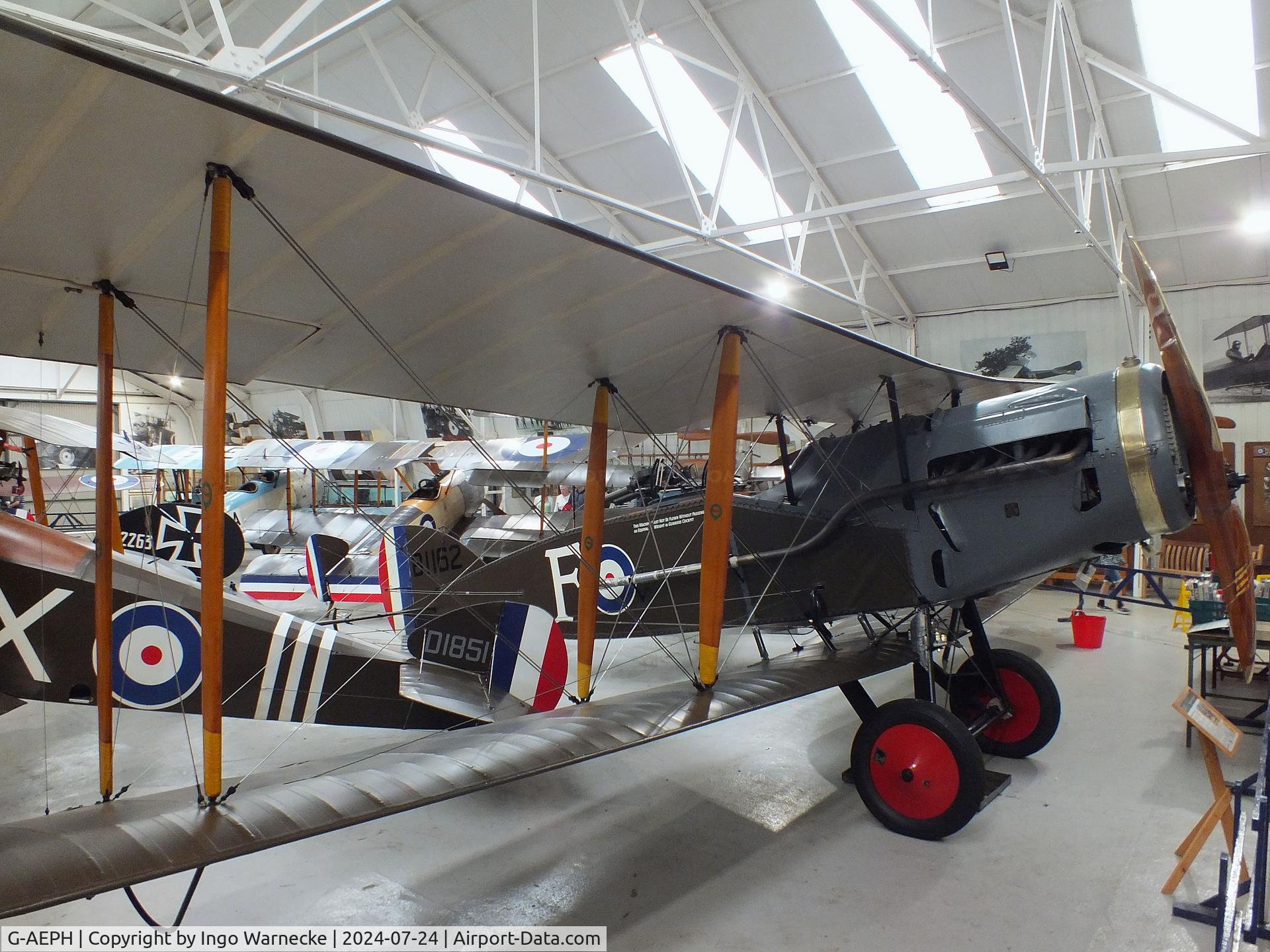 G-AEPH, 1918 Bristol F.2B Fighter C/N 7575, Bristol F.2B Fighter at the Shuttleworth Collection, Biggleswade