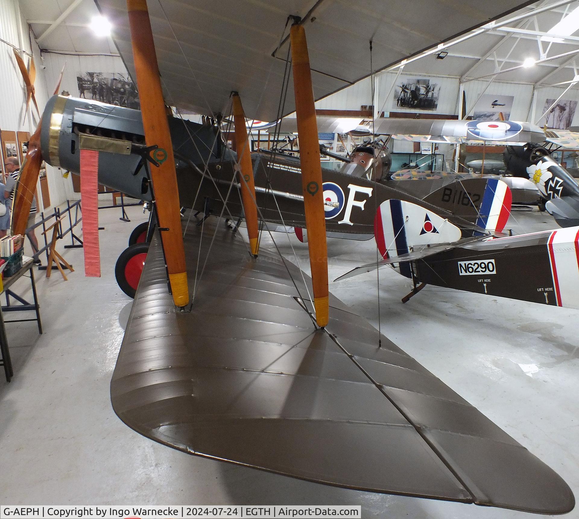 G-AEPH, 1918 Bristol F.2B Fighter C/N 7575, Bristol F.2B Fighter at the Shuttleworth Collection, Biggleswade