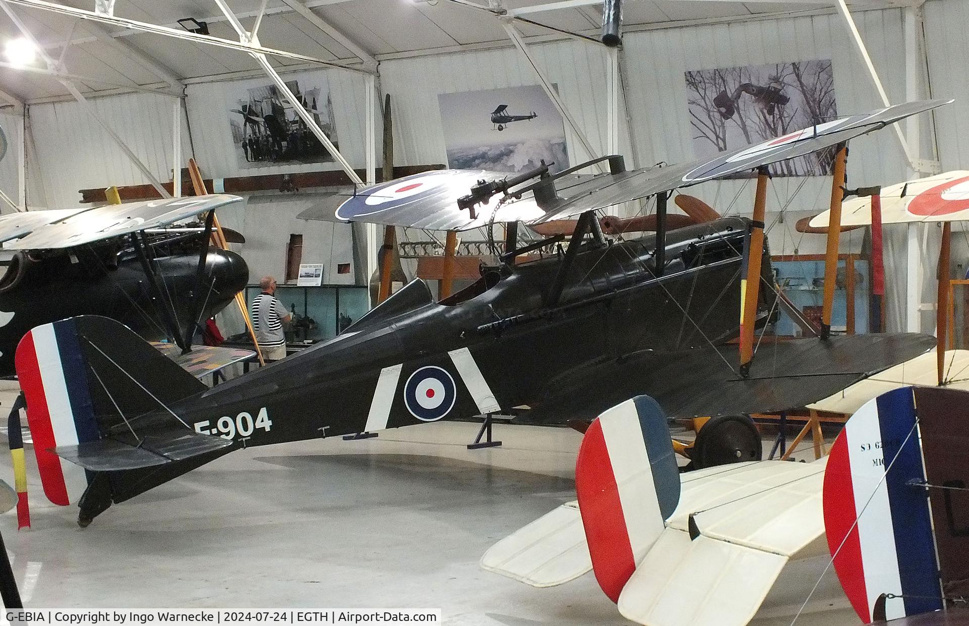 G-EBIA, 1918 Royal Aircraft Factory SE-5A C/N 654/2404, Royal Aircraft Factory S.E.5A at the Shuttleworth Collection, Biggleswade