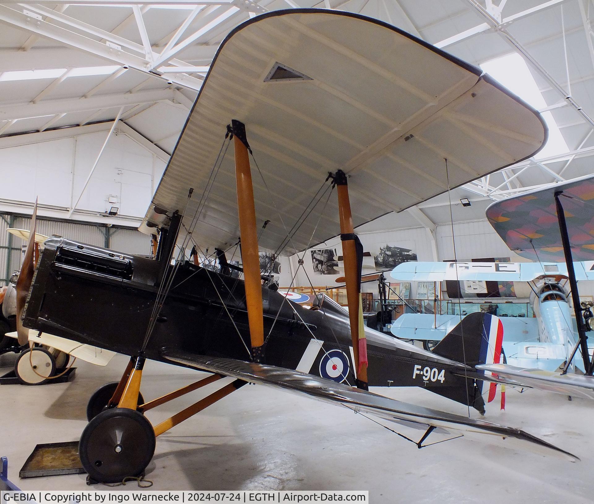 G-EBIA, 1918 Royal Aircraft Factory SE-5A C/N 654/2404, Royal Aircraft Factory S.E.5A at the Shuttleworth Collection, Biggleswade