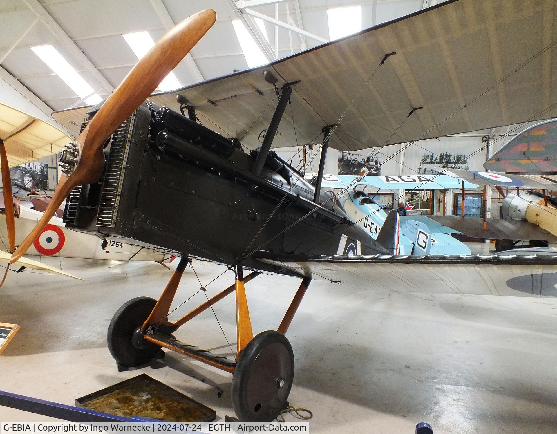 G-EBIA, 1918 Royal Aircraft Factory SE-5A C/N 654/2404, Royal Aircraft Factory S.E.5A at the Shuttleworth Collection, Biggleswade