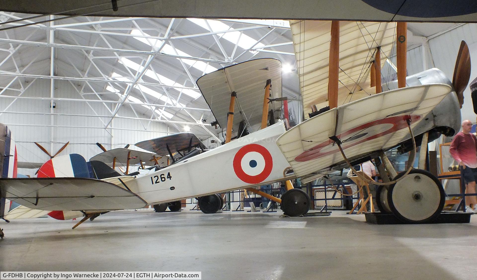G-FDHB, 2014 Bristol Scout C Replica C/N LAA 353-14755, Bristol Scout C replica at the Shuttleworth Collection, Biggleswade