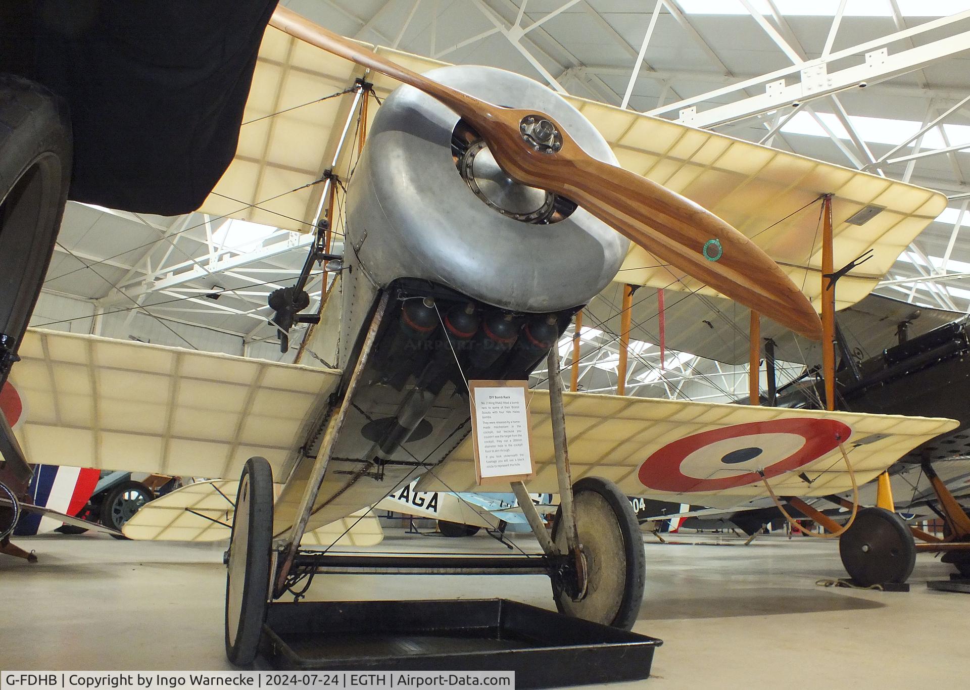 G-FDHB, 2014 Bristol Scout C Replica C/N LAA 353-14755, Bristol Scout C replica at the Shuttleworth Collection, Biggleswade