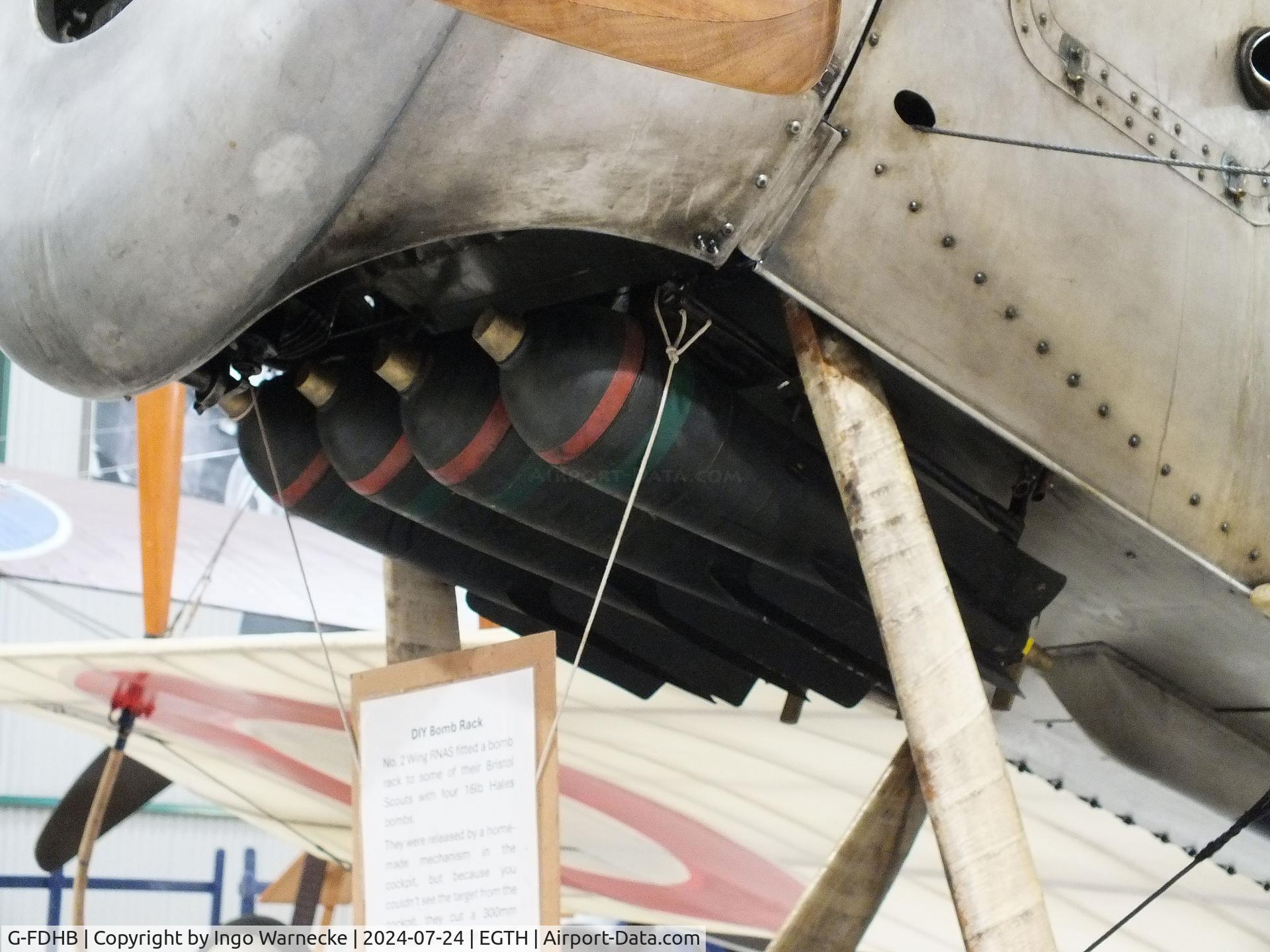 G-FDHB, 2014 Bristol Scout C Replica C/N LAA 353-14755, Bristol Scout C replica at the Shuttleworth Collection, Biggleswade