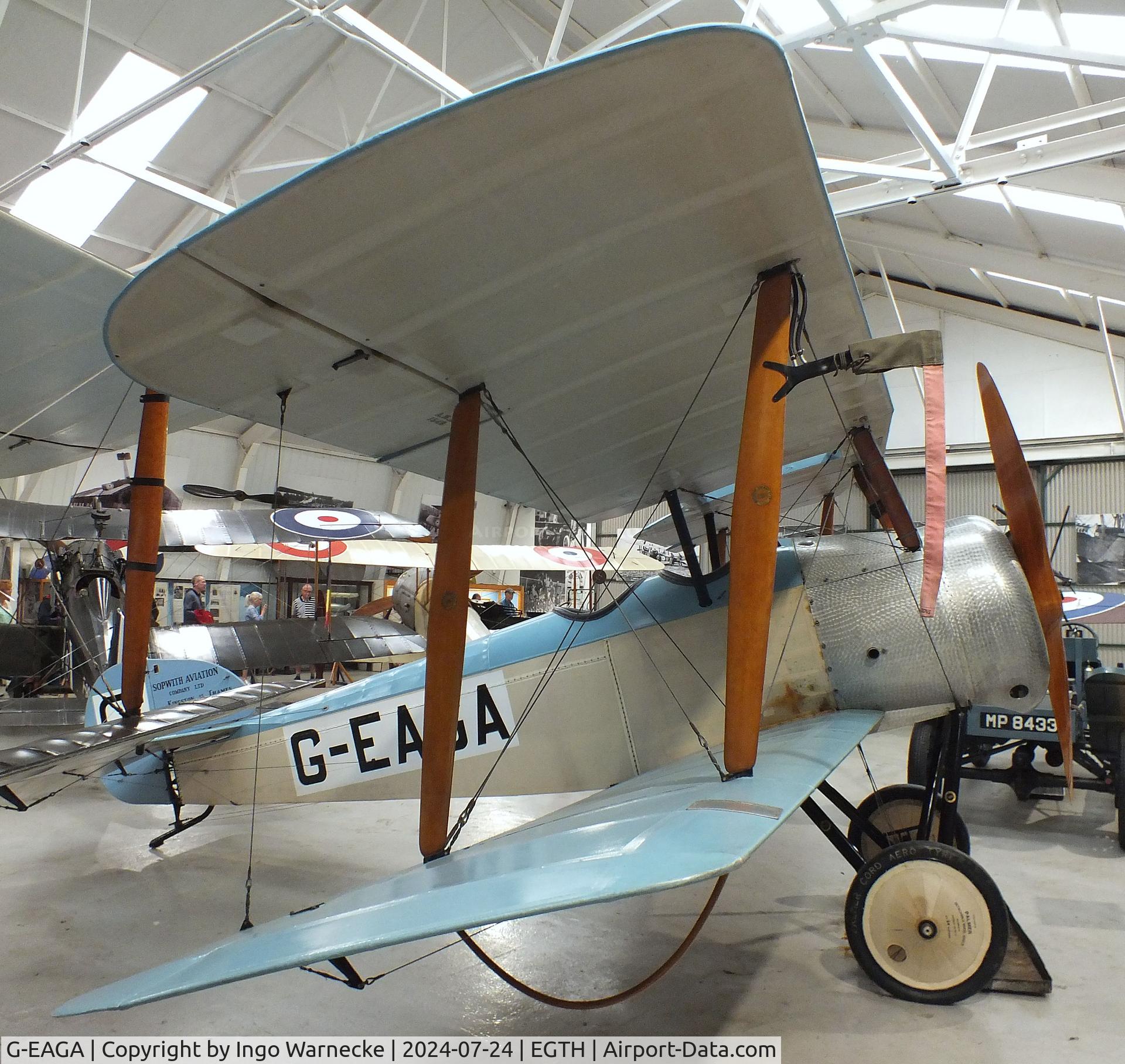 G-EAGA, 1990 Sopwith Dove Replica C/N 3004/1, Sopwith Dove replica at the Shuttleworth Collection, Biggleswade