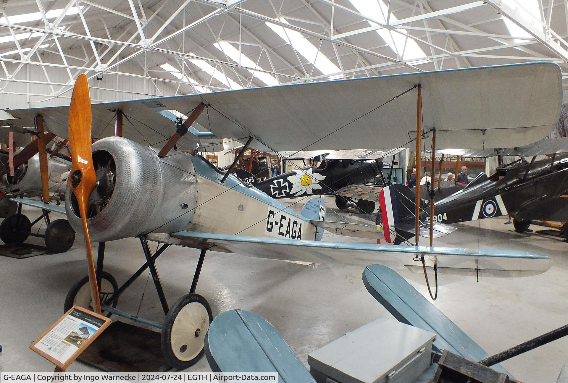 G-EAGA, 1990 Sopwith Dove Replica C/N 3004/1, Sopwith Dove replica at the Shuttleworth Collection, Biggleswade