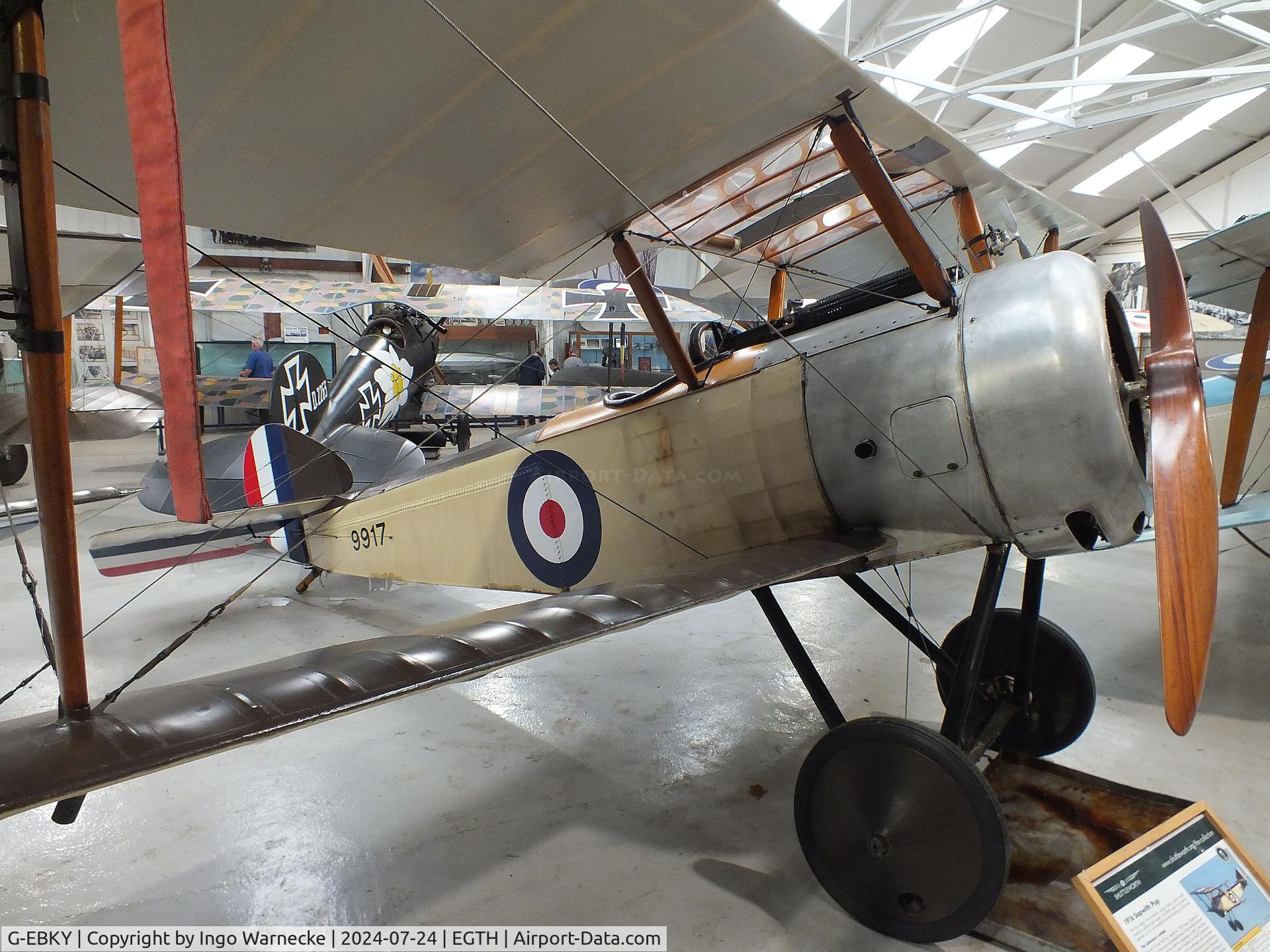 G-EBKY, 1920 Sopwith Pup C/N W/O 3004/14, Sopwith Pup at the Shuttleworth Collection, Biggleswade