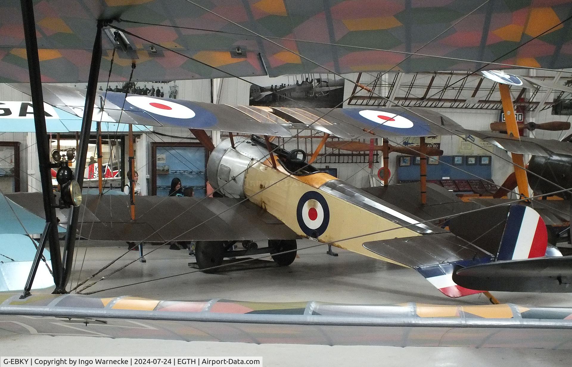 G-EBKY, 1920 Sopwith Pup C/N W/O 3004/14, Sopwith Pup at the Shuttleworth Collection, Biggleswade