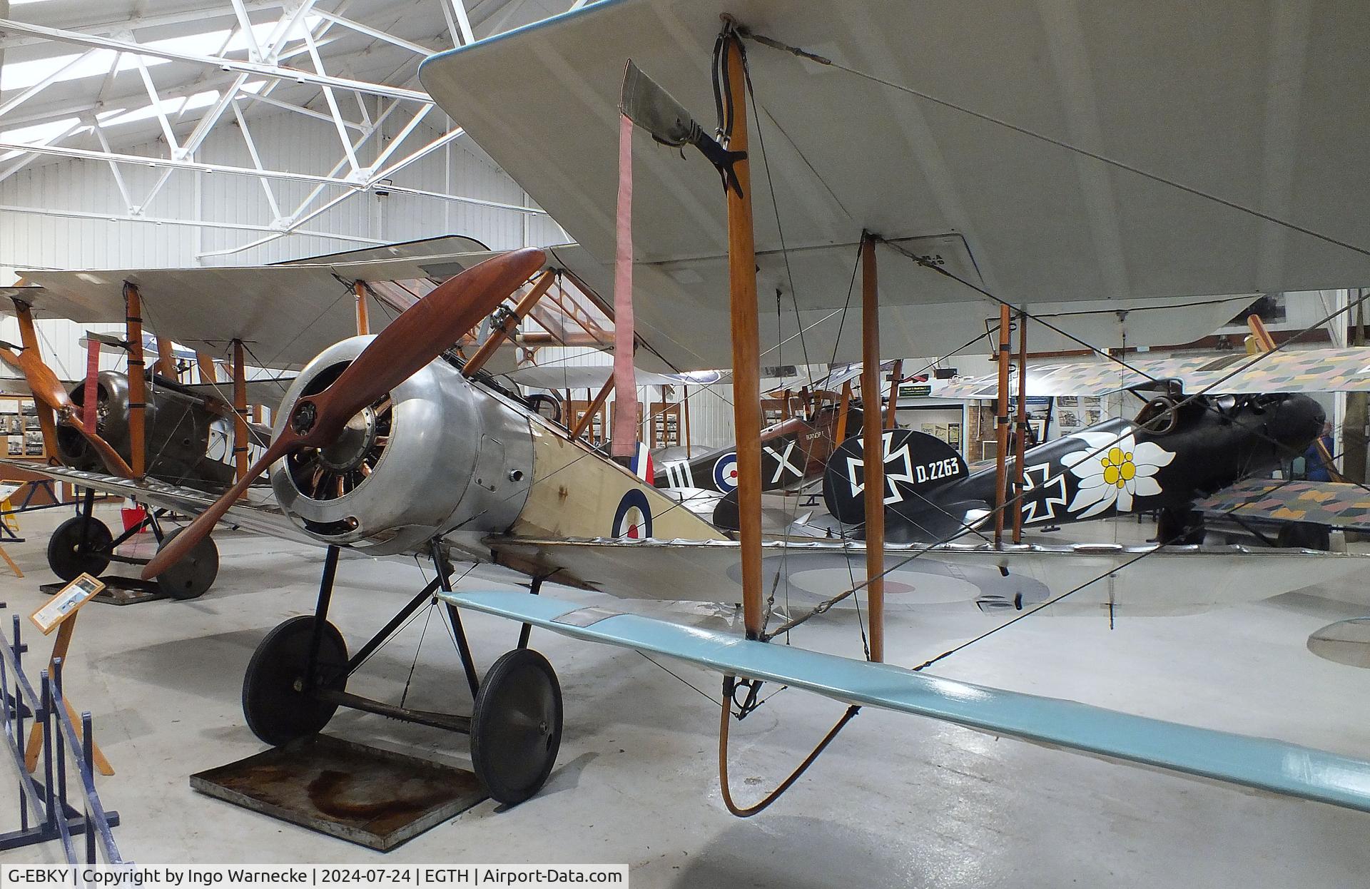 G-EBKY, 1920 Sopwith Pup C/N W/O 3004/14, Sopwith Pup at the Shuttleworth Collection, Biggleswade