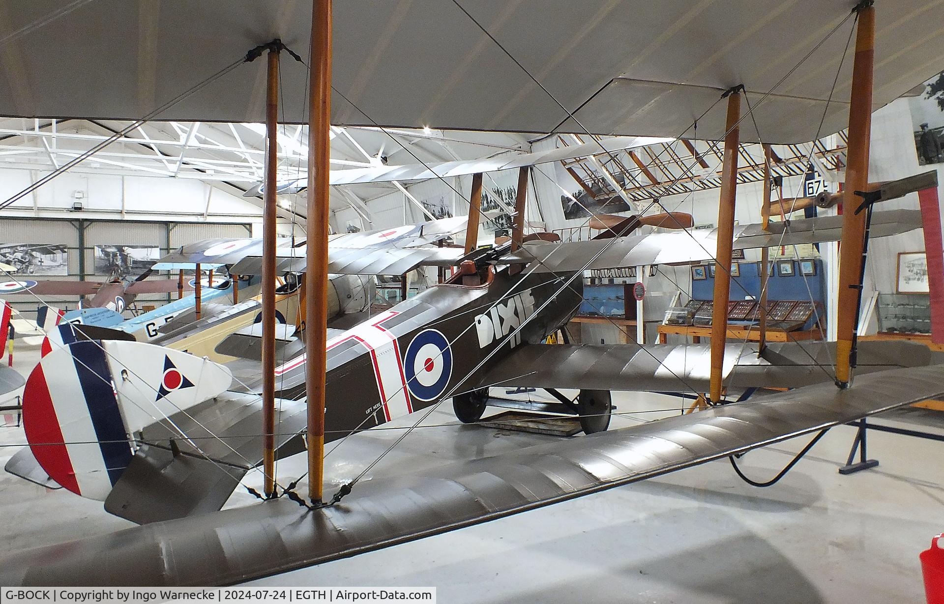 G-BOCK, 1980 Sopwith Triplane Replica C/N NAW-1, Sopwith Triplane replica at the Shuttleworth Collection, Biggleswade