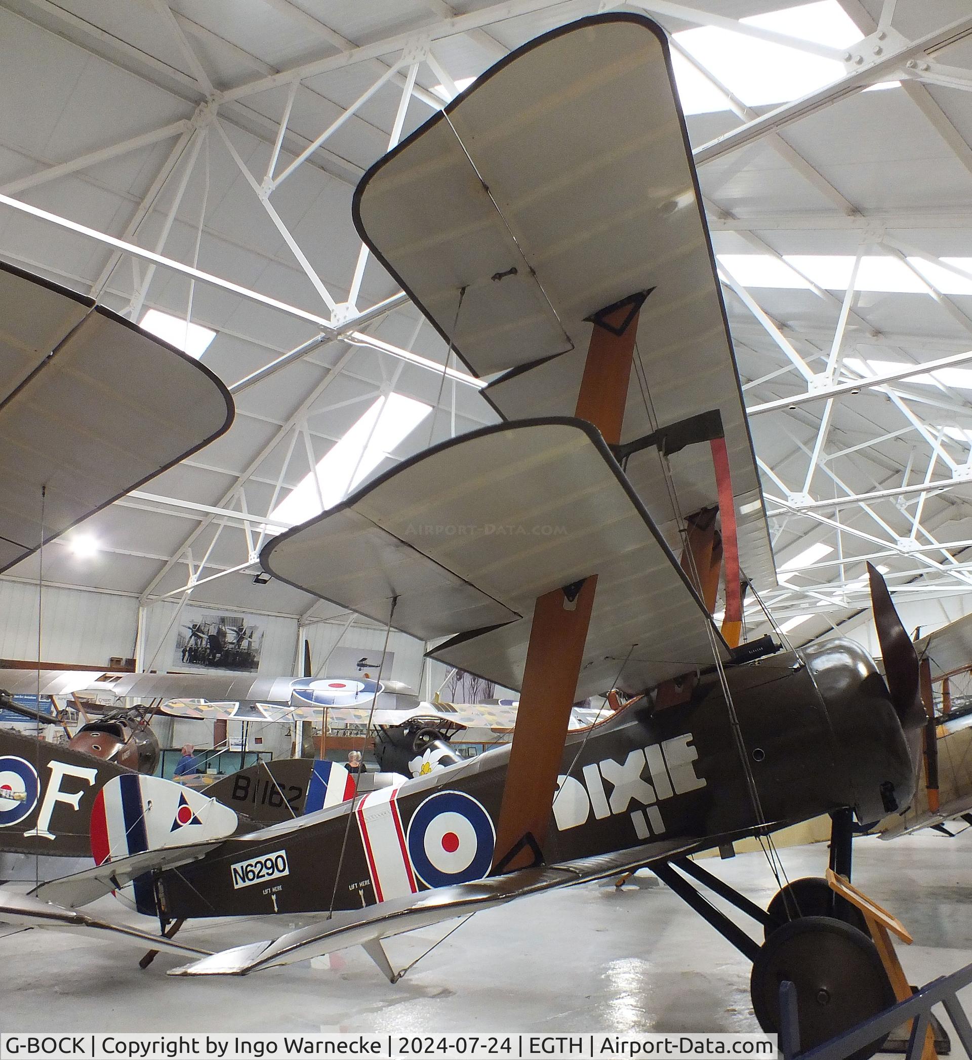 G-BOCK, 1980 Sopwith Triplane Replica C/N NAW-1, Sopwith Triplane replica at the Shuttleworth Collection, Biggleswade