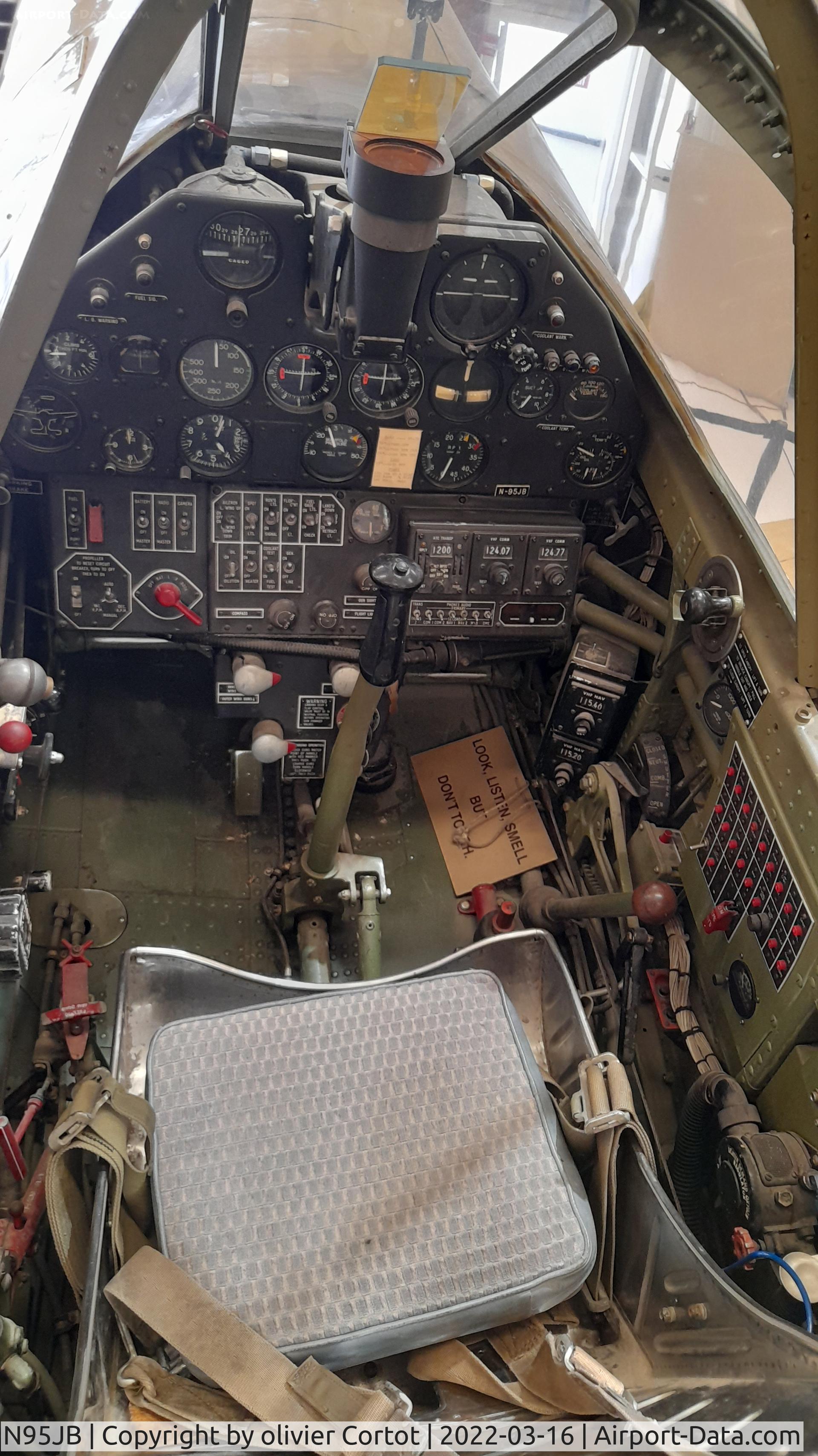 N95JB, 1941 Curtiss P-40E C/N 18796, march 2022
