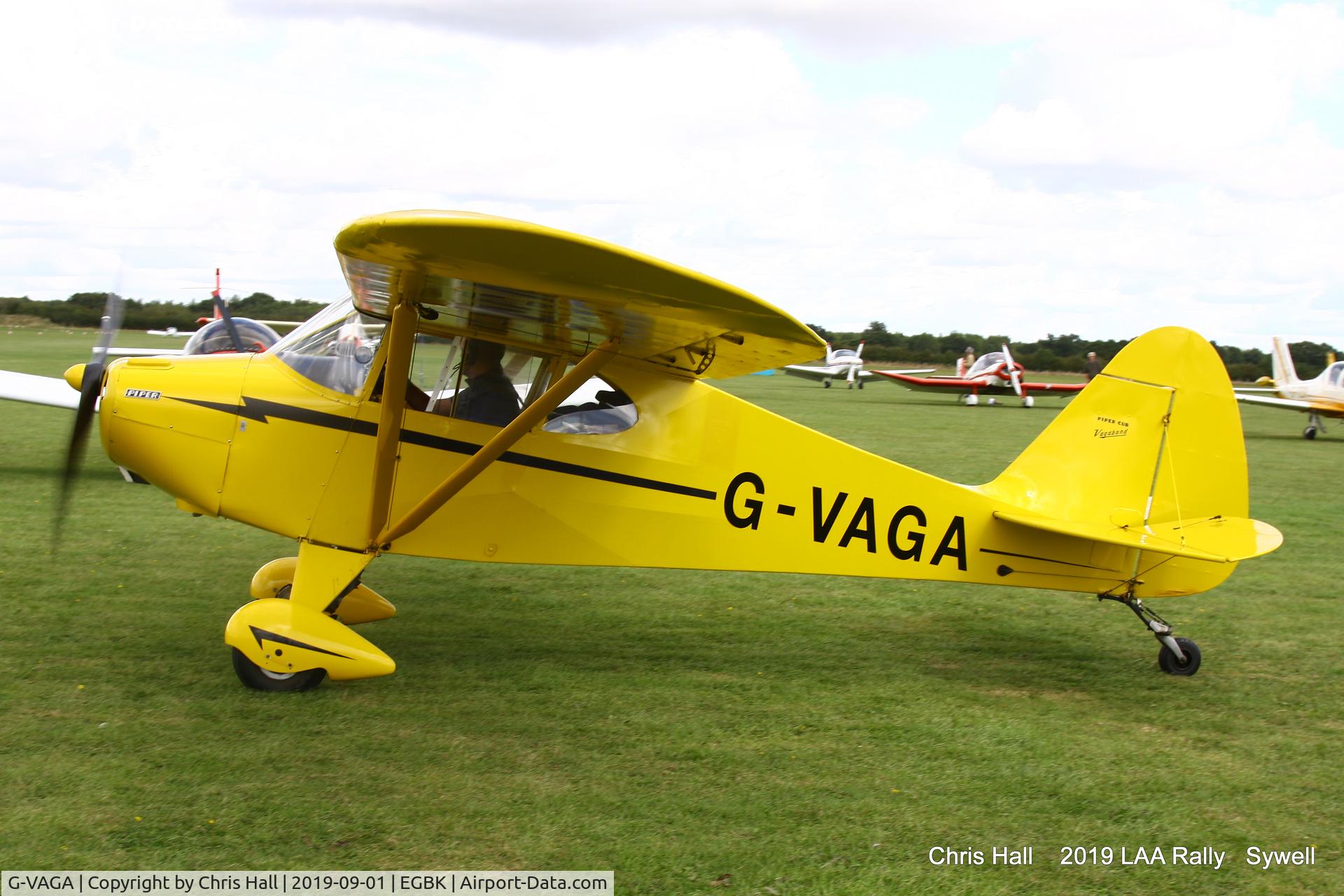 G-VAGA, 1948 Piper PA-15 Vagabond Vagabond C/N 15-248, 2019 LAA Rally, Sywell