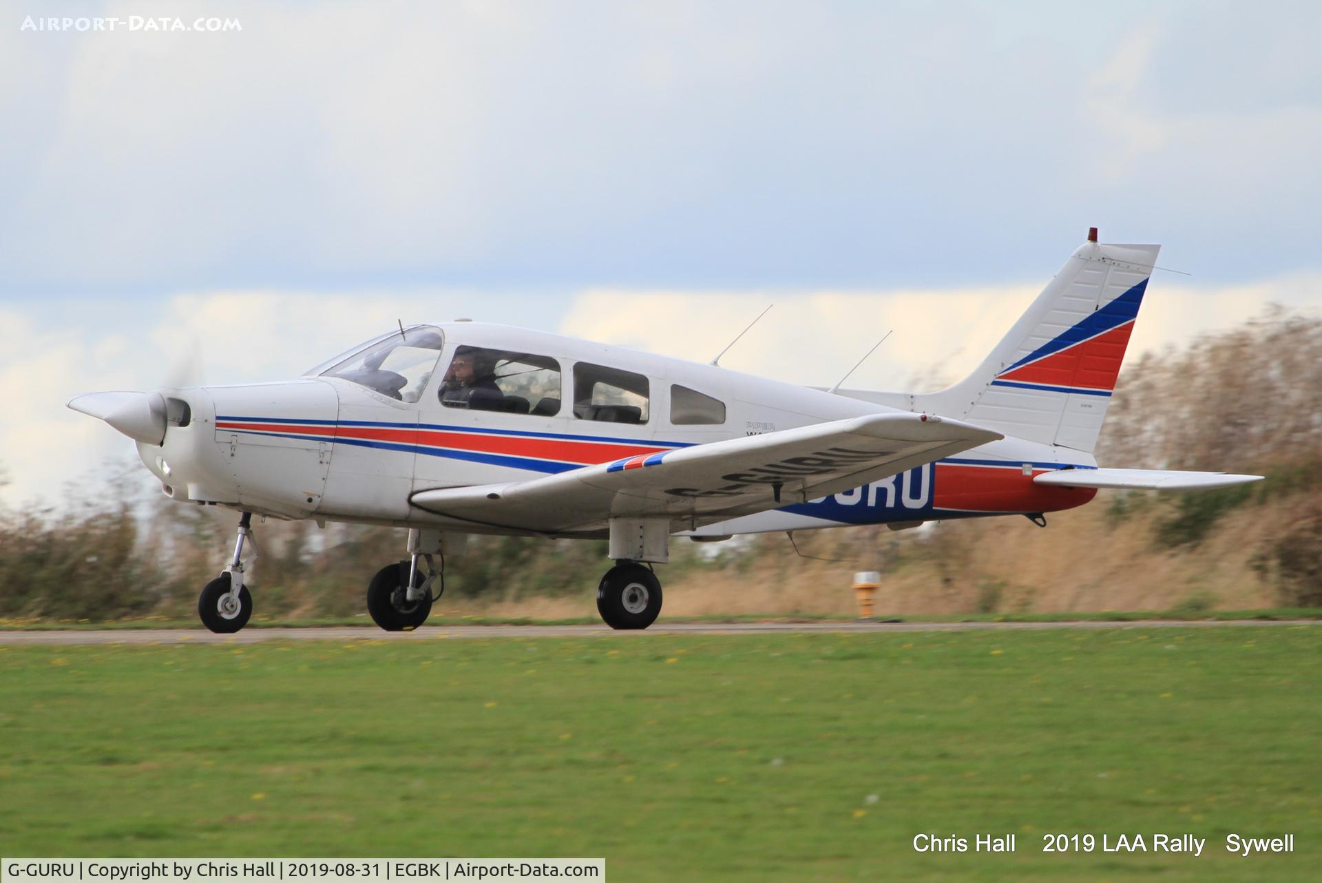 G-GURU, 1983 Piper PA-28-161 Cherokee Warrior II C/N 28-8316018, 2019 LAA Rally, Sywell