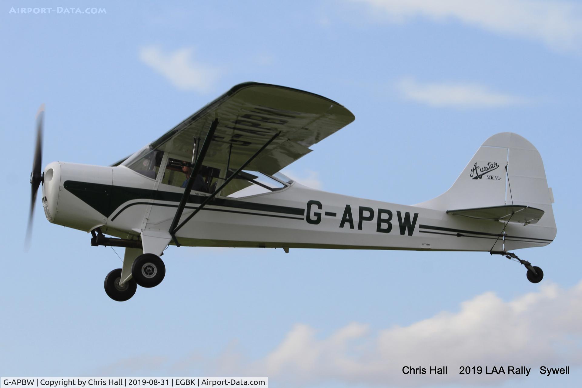 G-APBW, 1957 Auster 5A C/N 3405, 2019 LAA Rally, Sywell