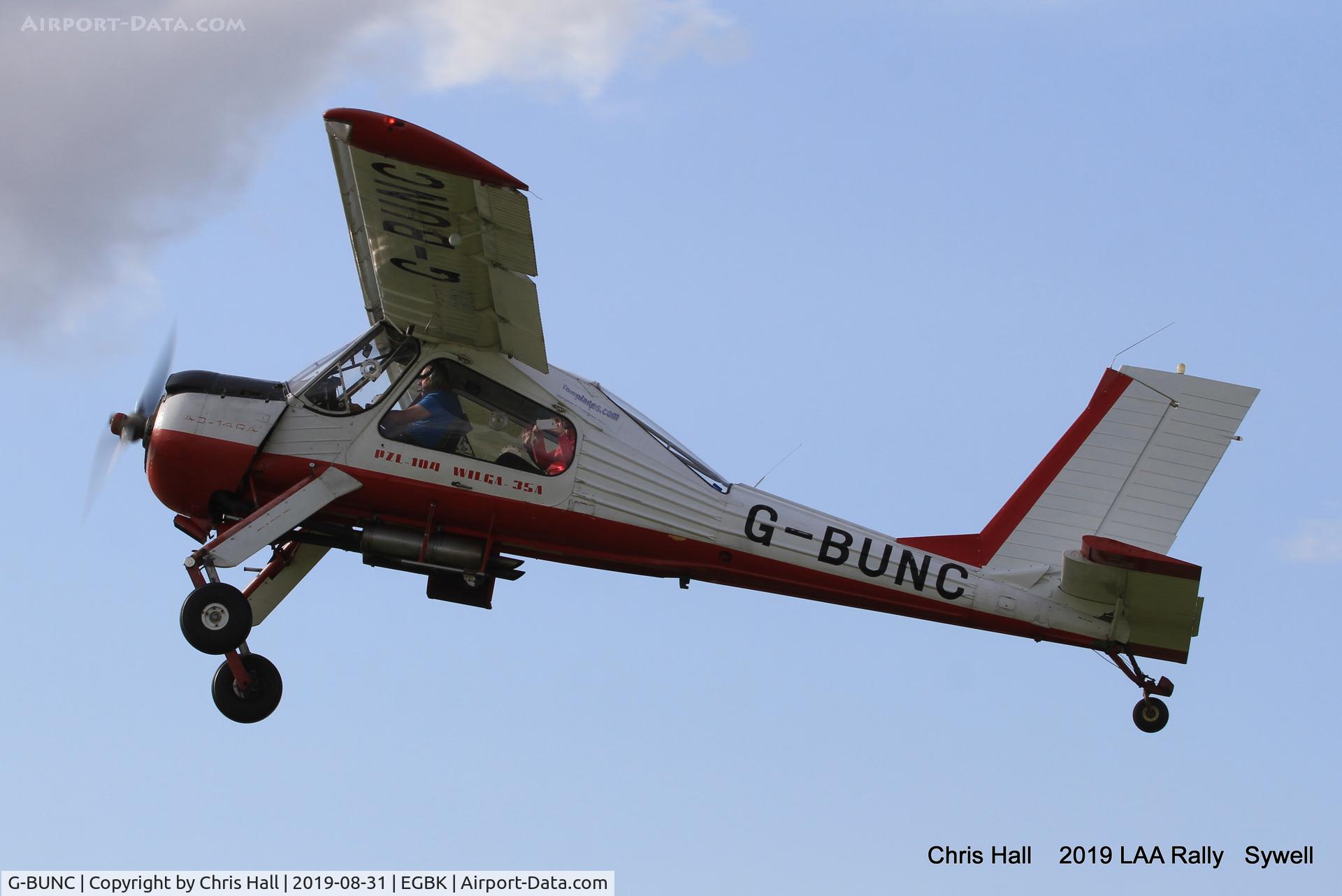 G-BUNC, 1979 PZL-Okecie PZL-104 Wilga 35A C/N 129444, 2019 LAA Rally, Sywell