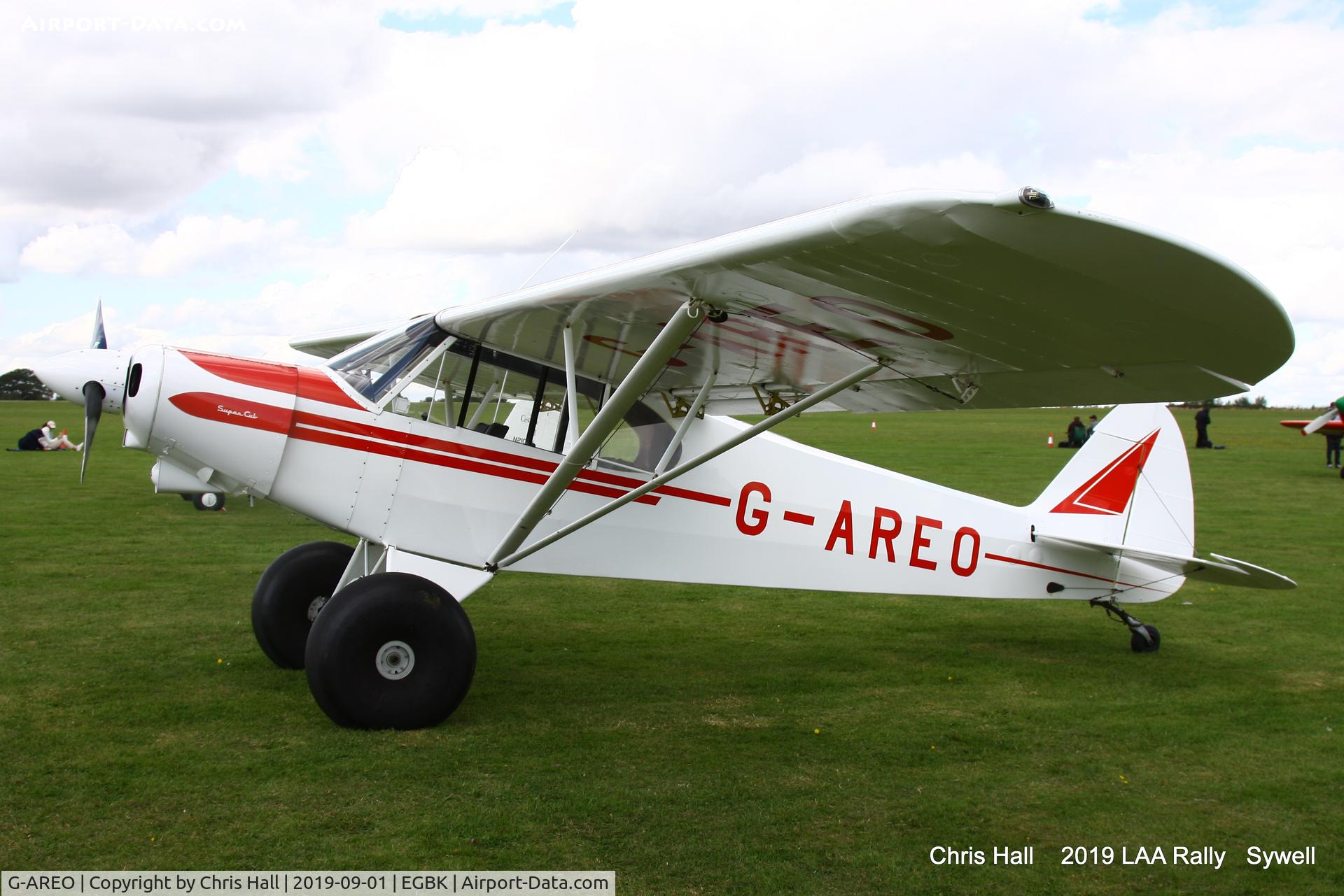 G-AREO, 1960 Piper PA-18-150 Super Cub C/N 18-7407, 2019 LAA Rally, Sywell