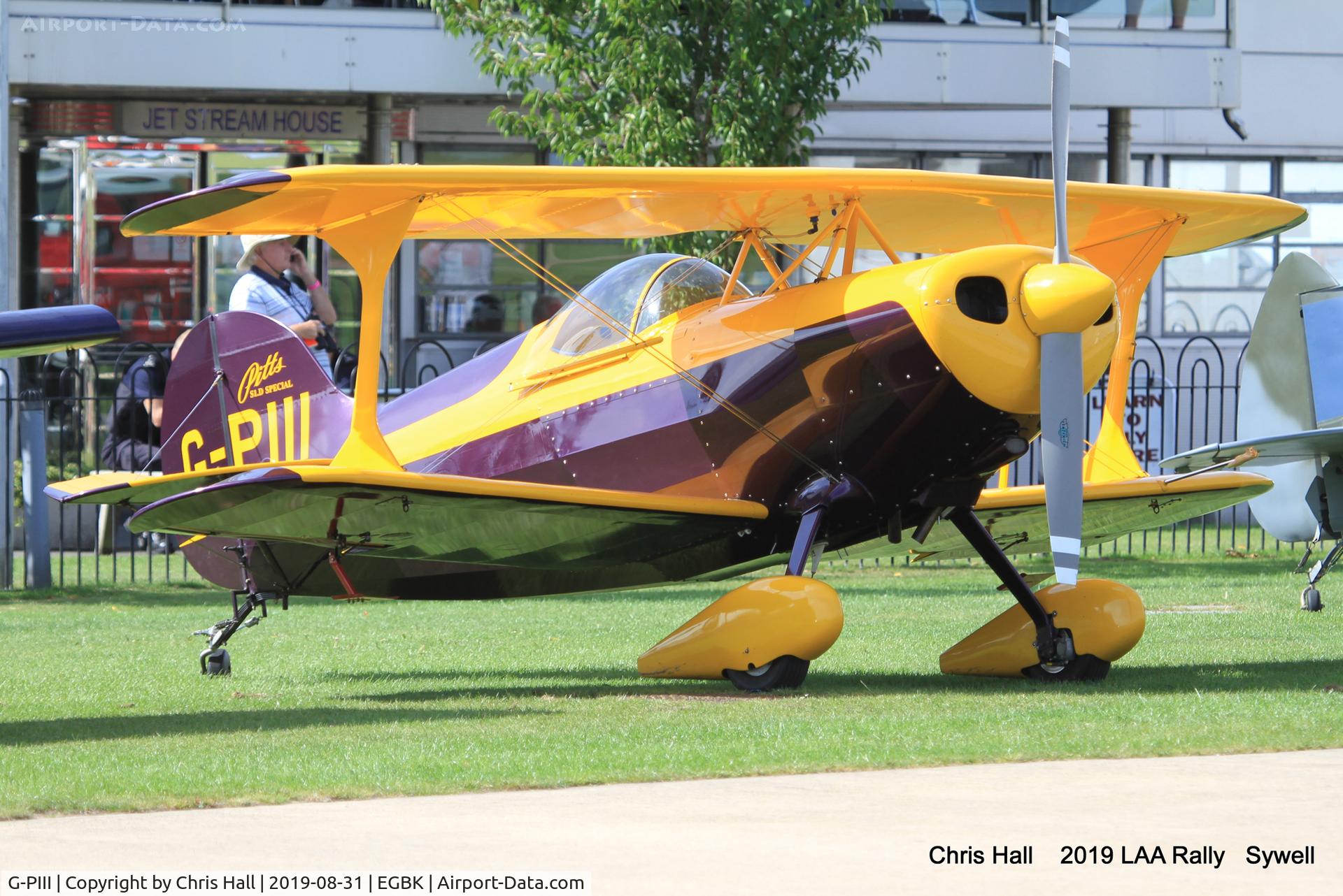 G-PIII, 1981 Pitts S-1D Special C/N PFA 009-10156, 2019 LAA Rally, Sywell
