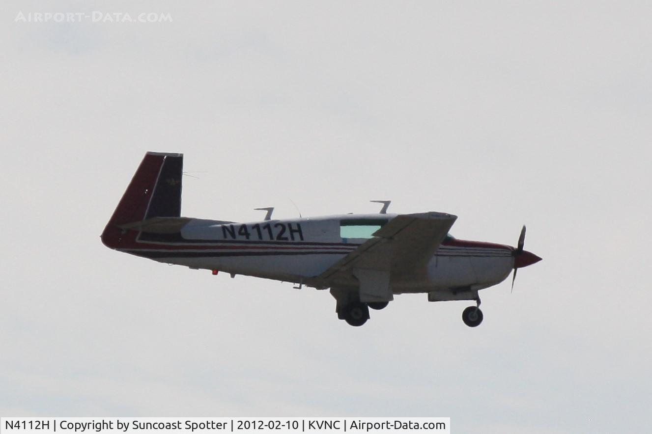 N4112H, 1978 Mooney M20J 201 C/N 24-0627, N4112H on approach to Runway 31 at Venice Municipal Airport