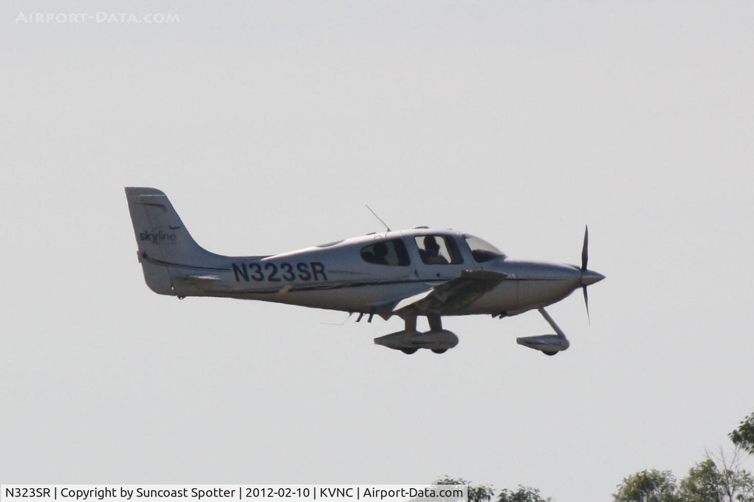 N323SR, 2006 Cirrus SR22 C/N 2271, N323SR on approach to Runway 31 at Venice Municipal Airport