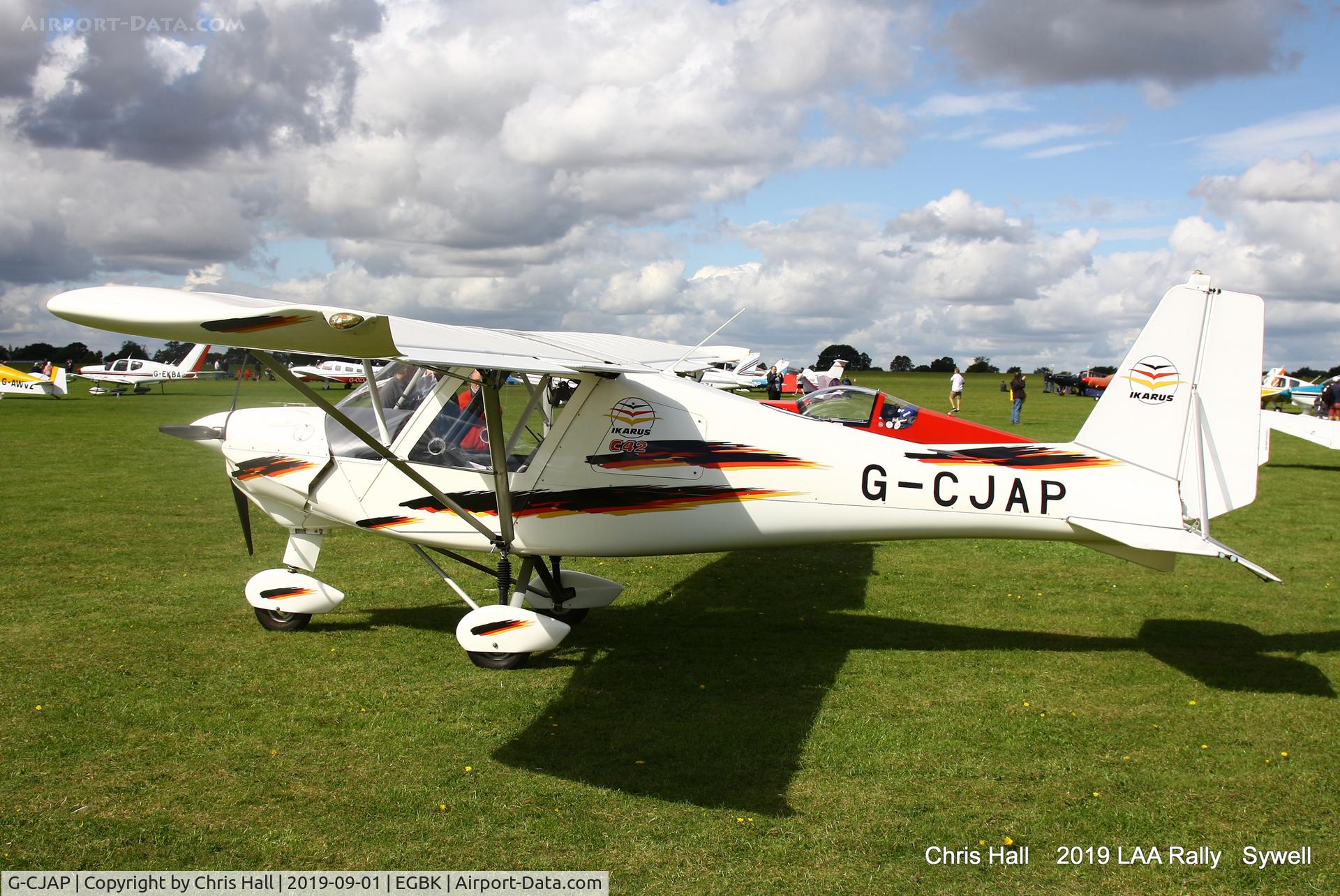 G-CJAP, 2010 Comco Ikarus C42 C/N 1003-7095, 2019 LAA Rally, Sywell