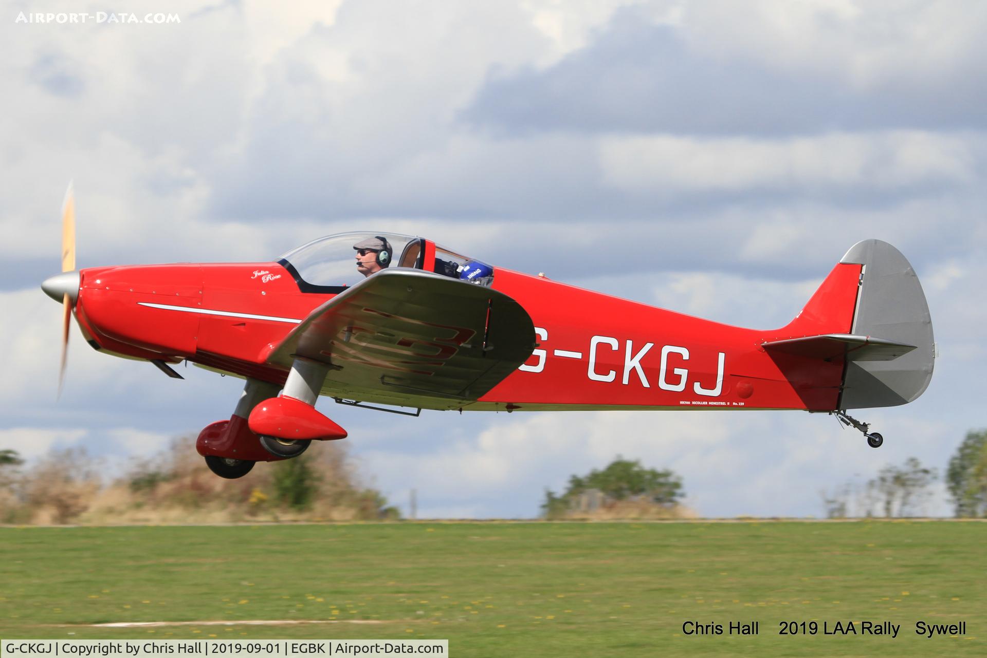 G-CKGJ, 2017 Nicollier HN-700 Menestrel II C/N LAA 217-15369, 2019 LAA Rally, Sywell