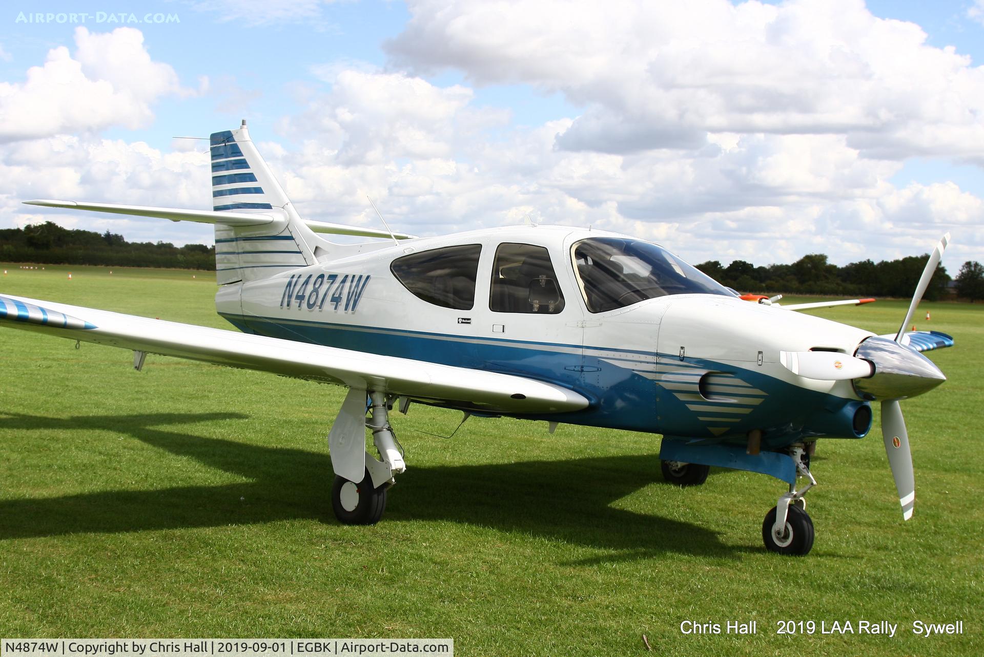 N4874W, 1977 Rockwell International 114 Commander C/N 14204, 2019 LAA Rally, Sywell