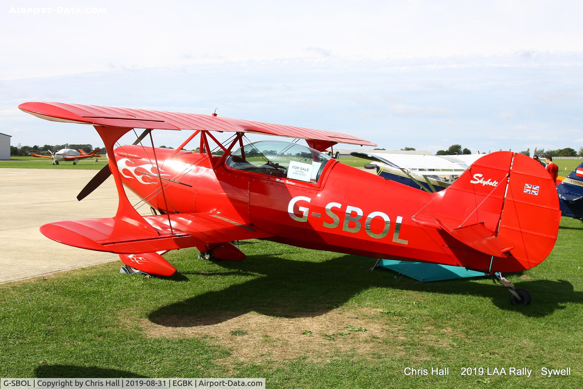 G-SBOL, 2009 Steen Skybolt C/N PFA 064-14453, 2019 LAA Rally, Sywell