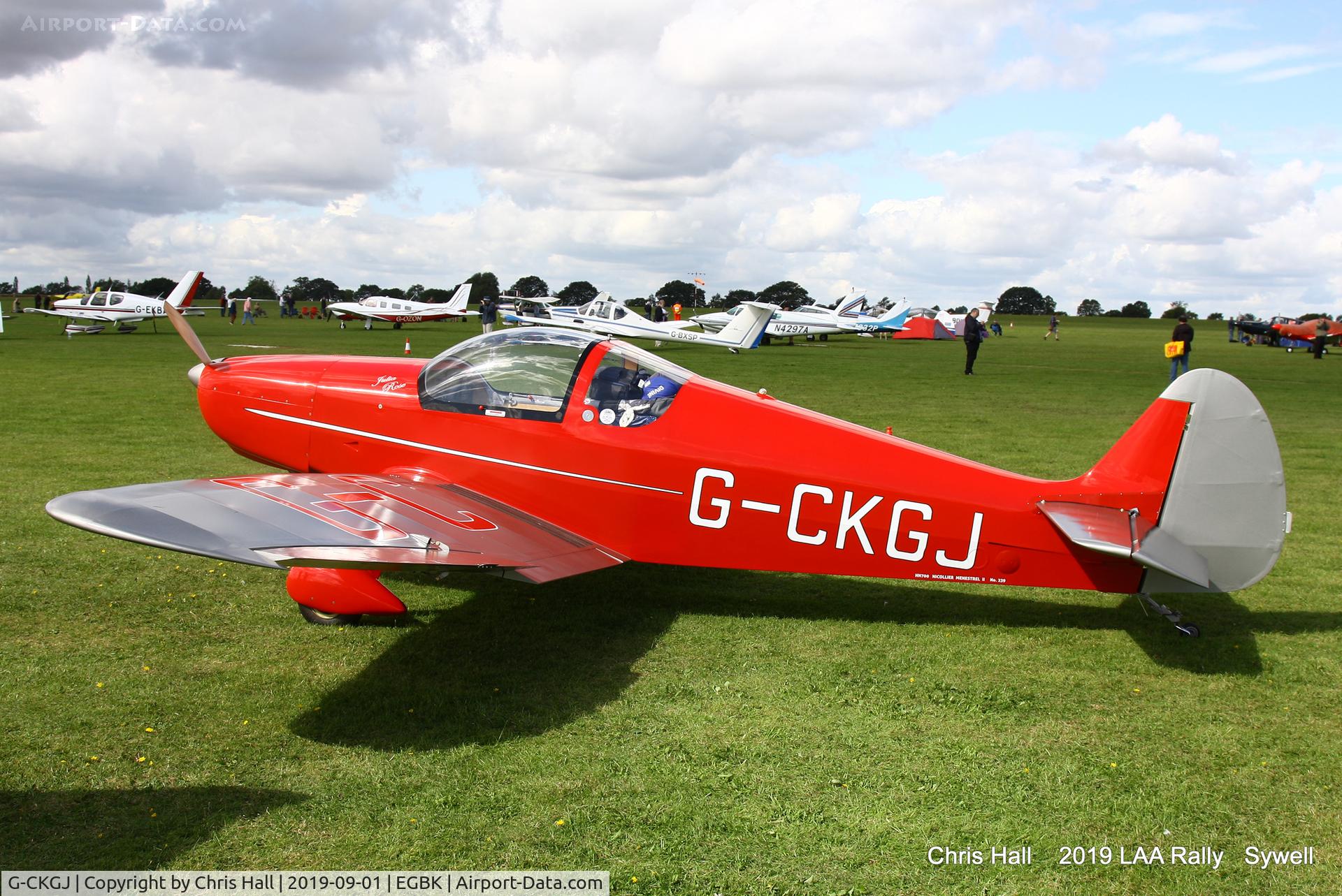 G-CKGJ, 2017 Nicollier HN-700 Menestrel II C/N LAA 217-15369, 2019 LAA Rally, Sywell