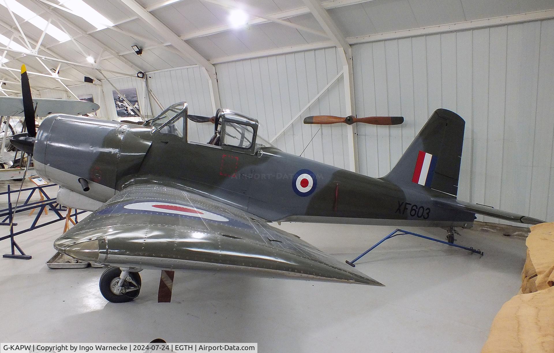 G-KAPW, 1955 Percival P-56 Provost T.1 C/N PAC/56/311, Percival P.56 Provost T1 at the Shuttleworth Collection, Biggleswade