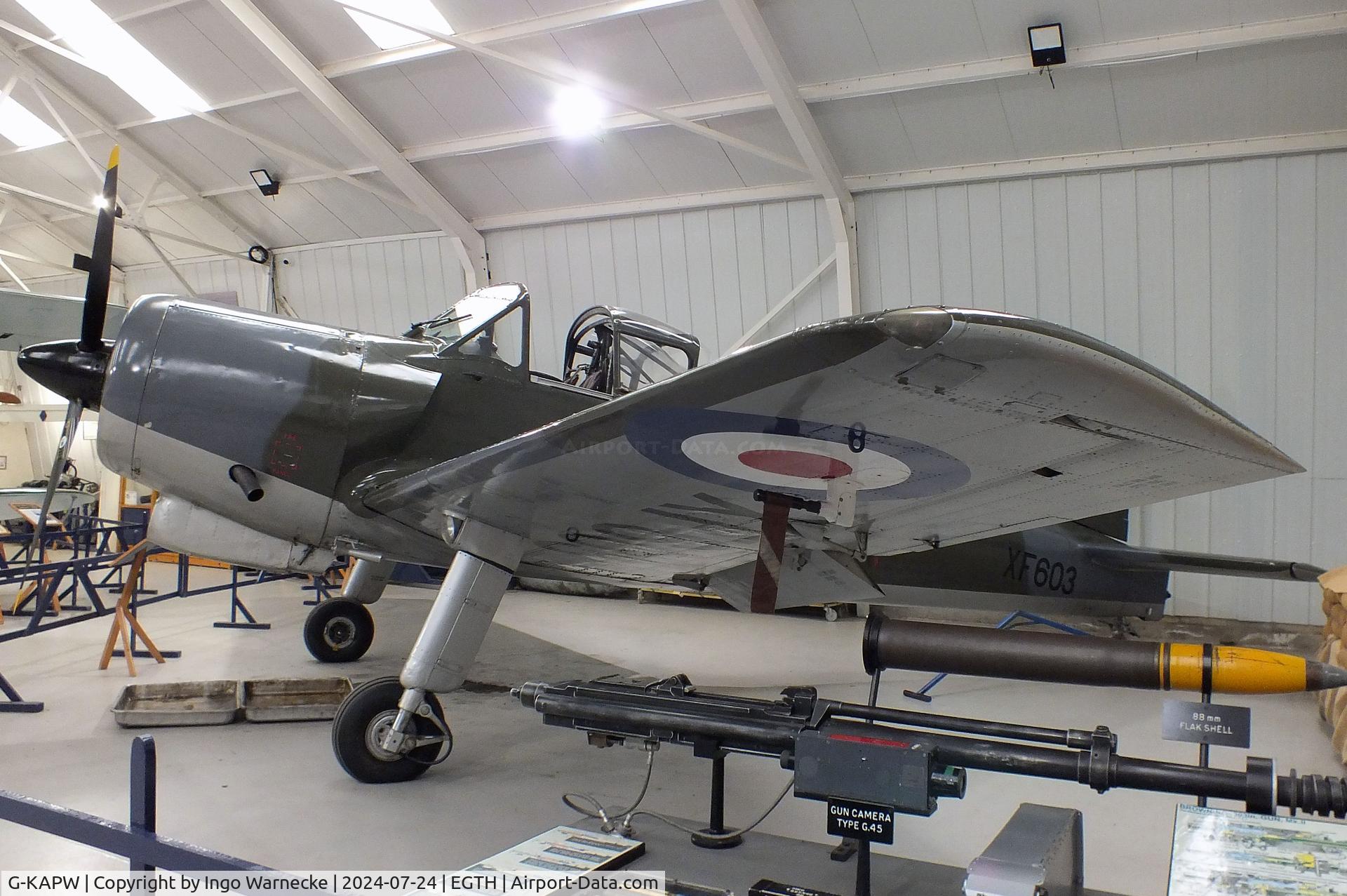 G-KAPW, 1955 Percival P-56 Provost T.1 C/N PAC/56/311, Percival P.56 Provost T1 at the Shuttleworth Collection, Biggleswade