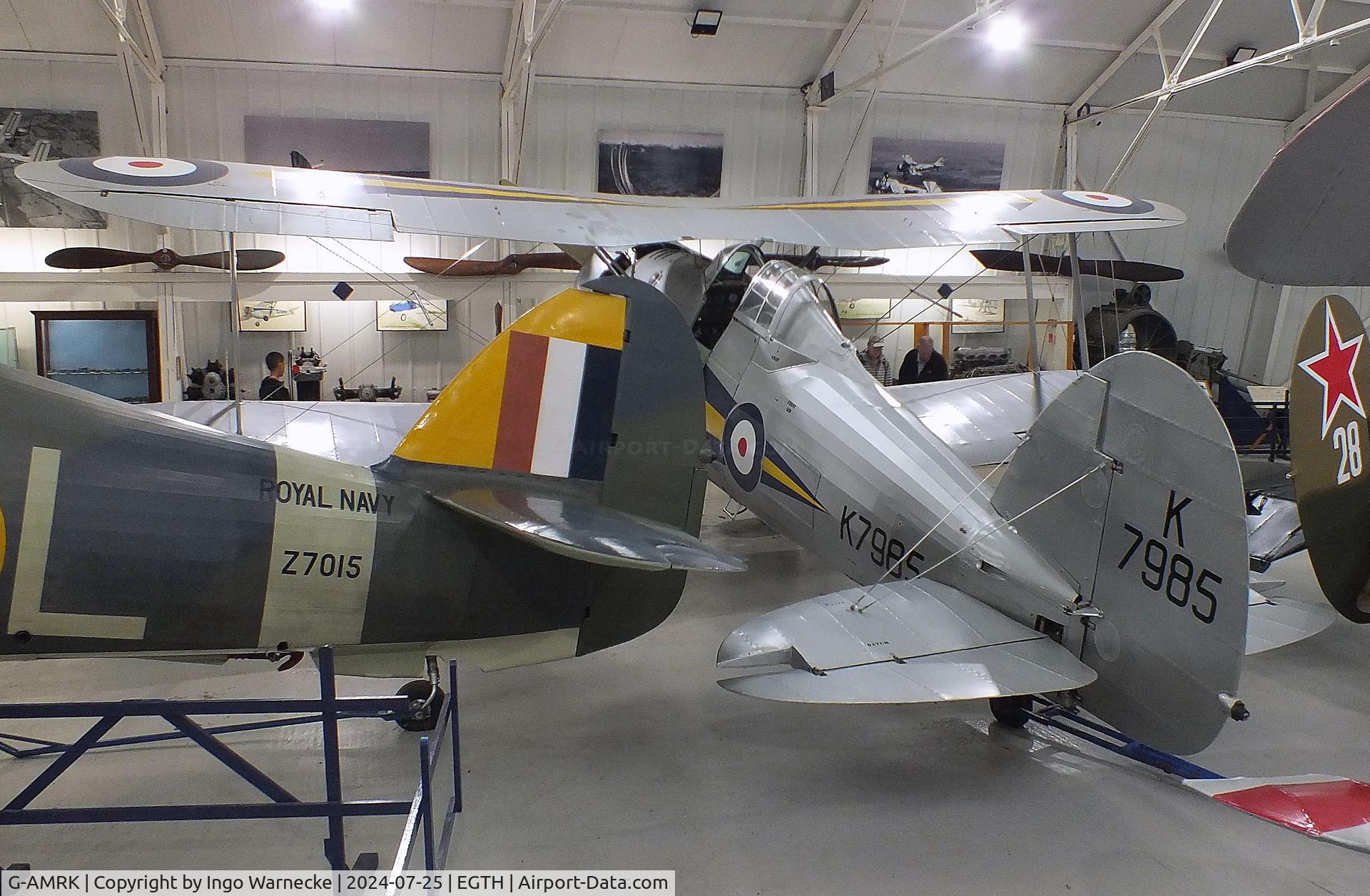 G-AMRK, 1937 Gloster Gladiator Mk1 C/N [L8032], Gloster Gladiator Mk1 at the Shuttleworth Collection, Biggleswade