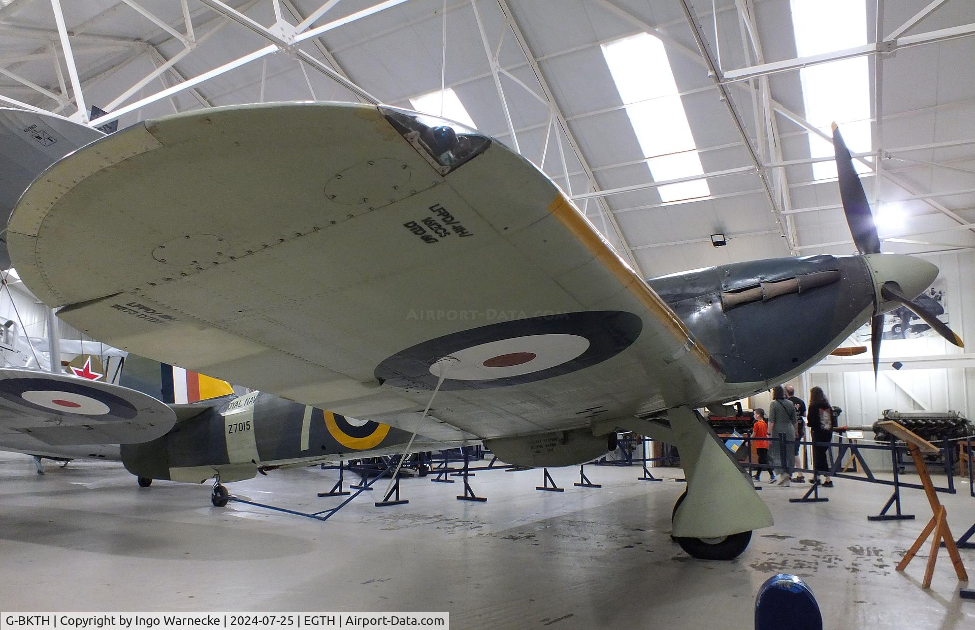 G-BKTH, 1939 Hawker (CCF) Sea Hurricane Mk1B C/N CCF/41H/4013, Hawker (CCF) Sea Hurricane Mk1B at the Shuttleworth Collection, Biggleswade