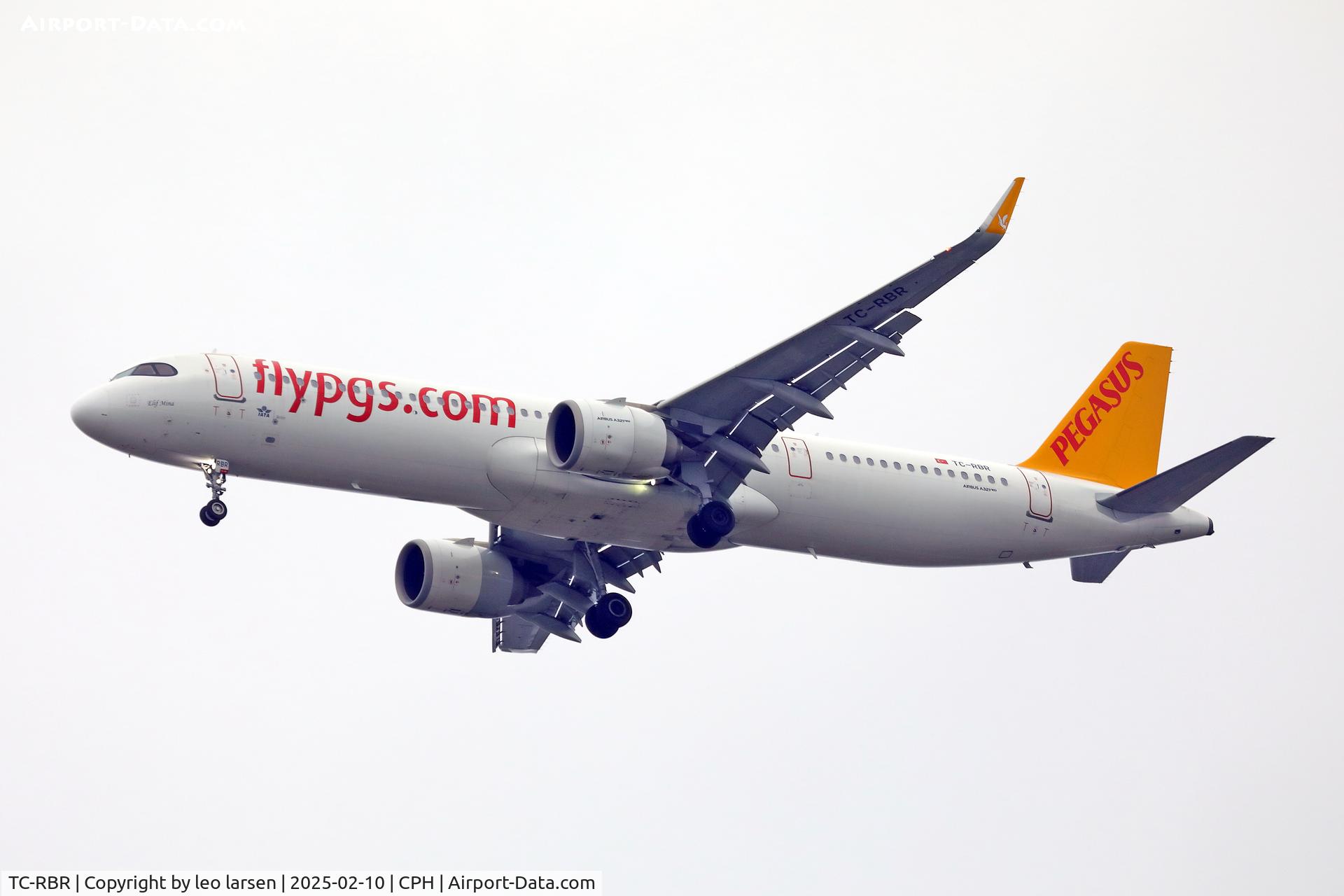 TC-RBR, 2022 Airbus A321-251NX C/N 11029, Copenhagen 10.2.2025