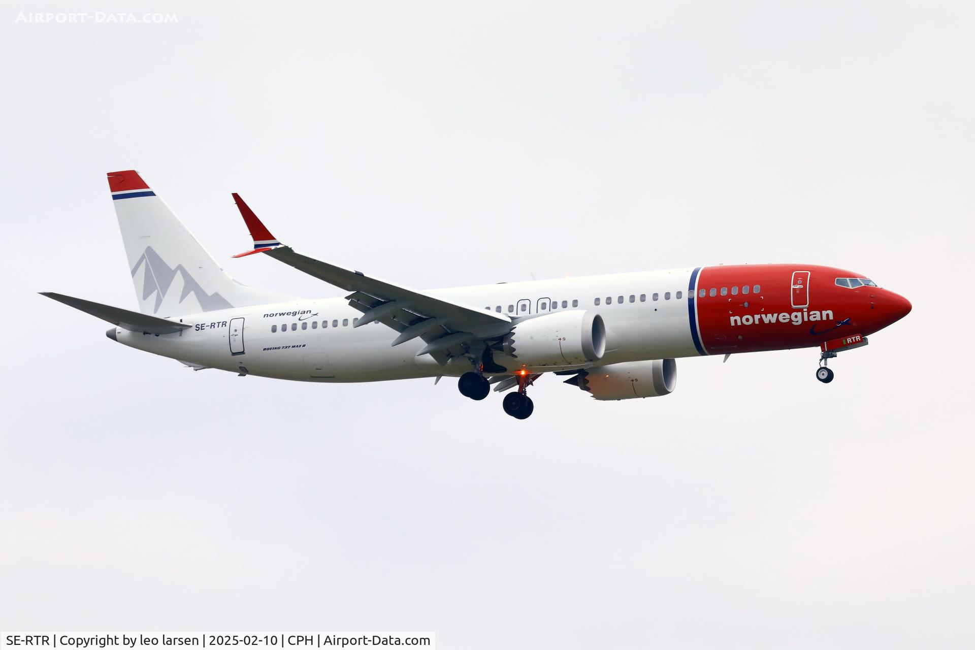 SE-RTR, 2024 Boeing 737 MAX 8 C/N 66300, Copenhagen 10.2.2025