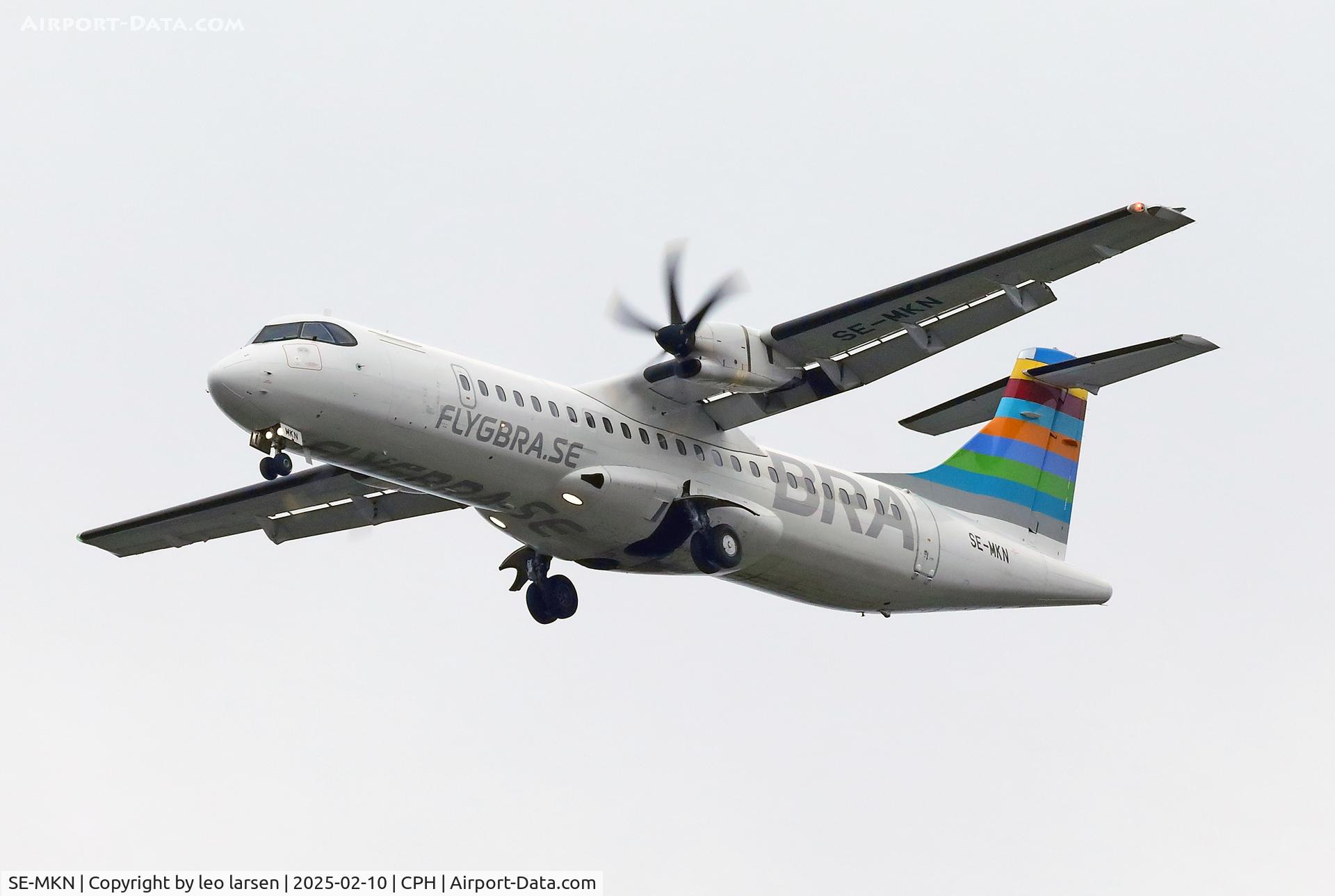 SE-MKN, 2020 ATR 72-600 C/N 1578, Copenhagen 10.2.2025 l/D R-04R