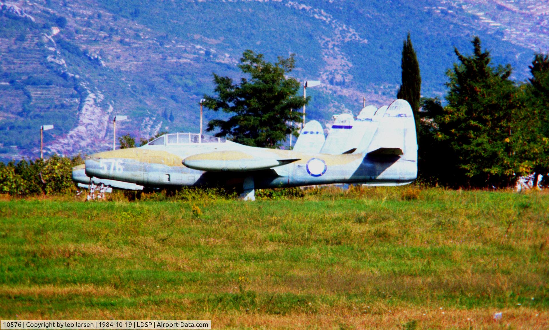 10576, 1951 Republic Aviation F-84G Thunderjet C/N 2141-1608B, Split19.10.1984