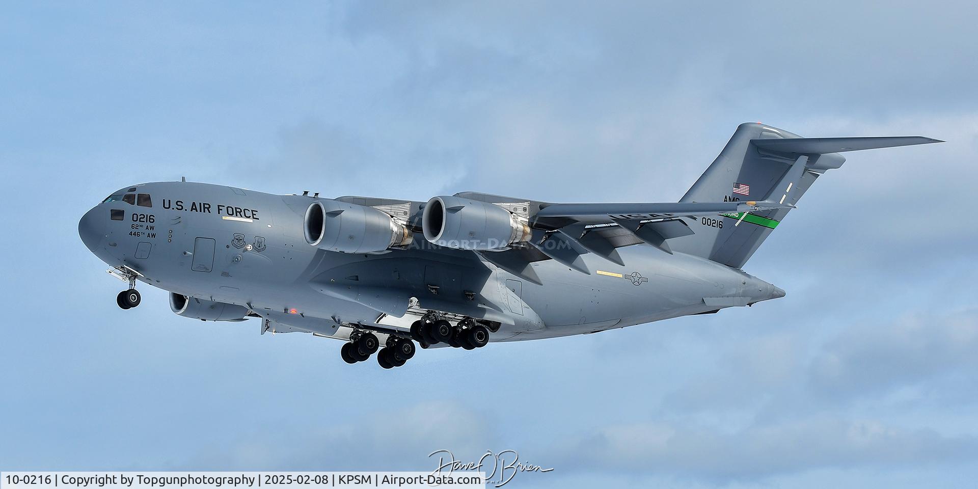 10-0216, 2010 Boeing C-17A Globemaster III C/N P-216, REACH565