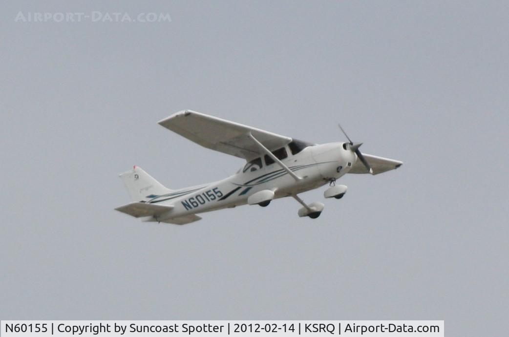 N60155, 2006 Cessna 172S Skyhawk SP C/N 172S10167, N60155 departs Runway 14 at Sarasota-Bradenton International Airport