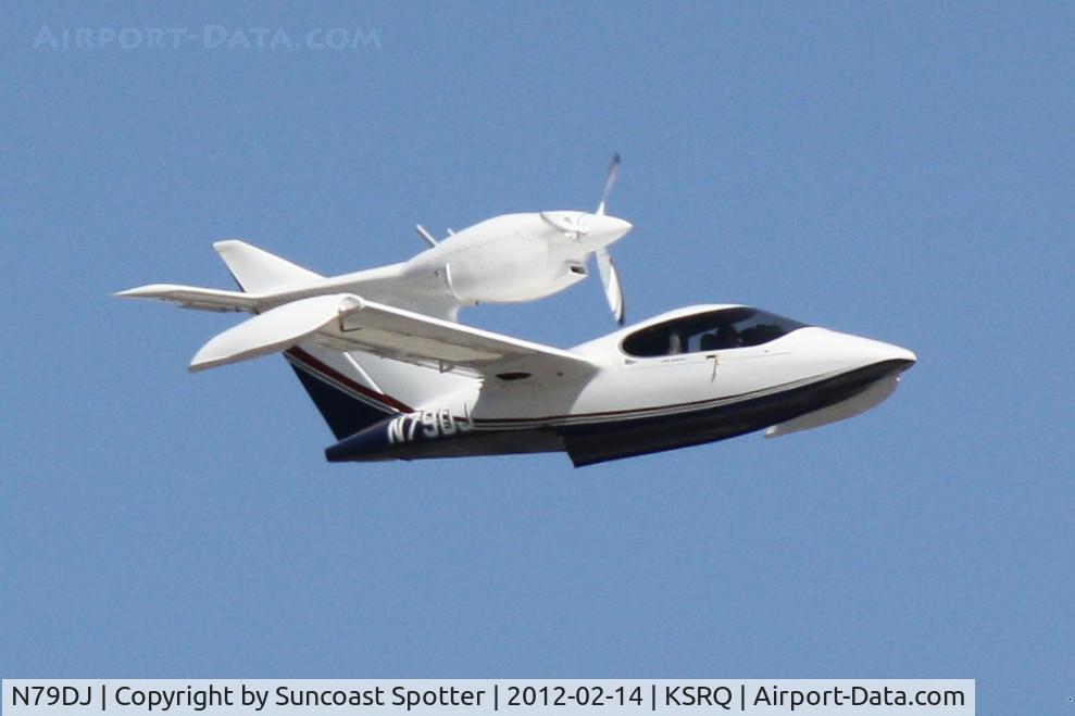 N79DJ, Seawind 3000 C/N 48, N79DJ departs Runway 14 at Sarasota-Bradenton International Airport