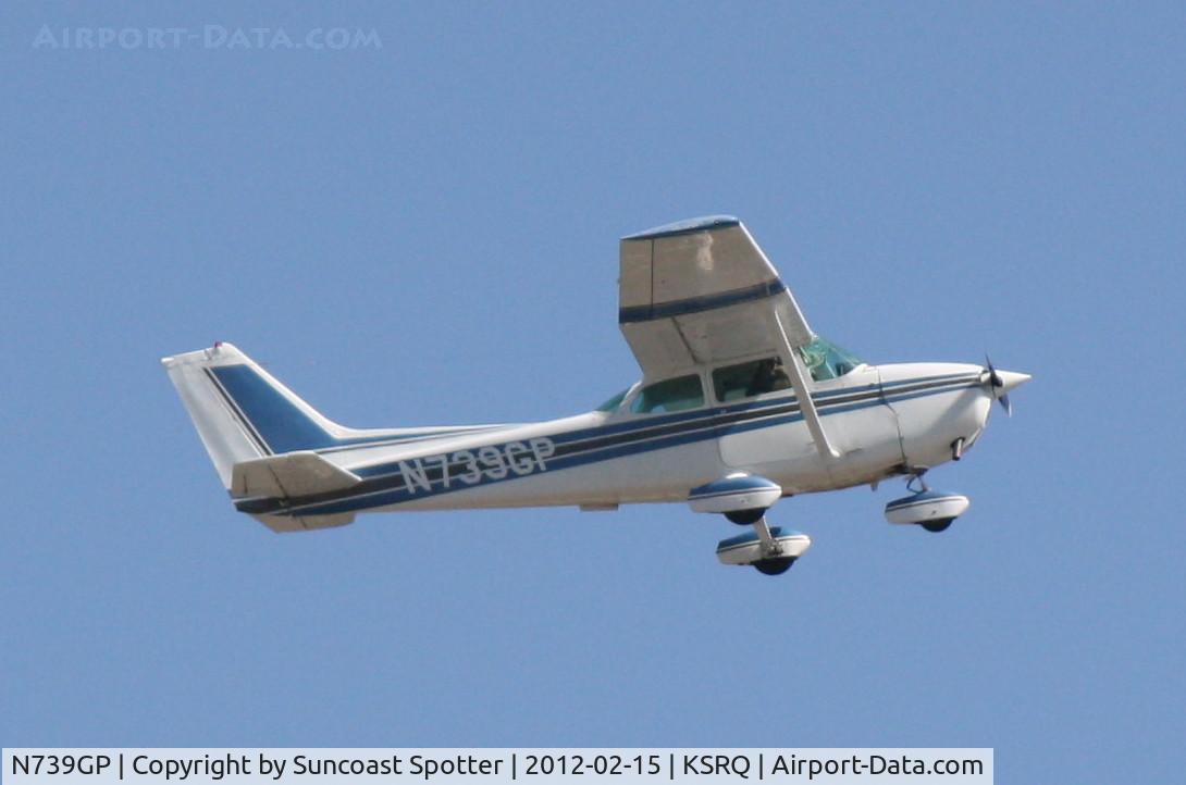 N739GP, 1978 Cessna 172N C/N 17270534, N739GP departs Runway 14 at Sarasota-Bradenton International Airport