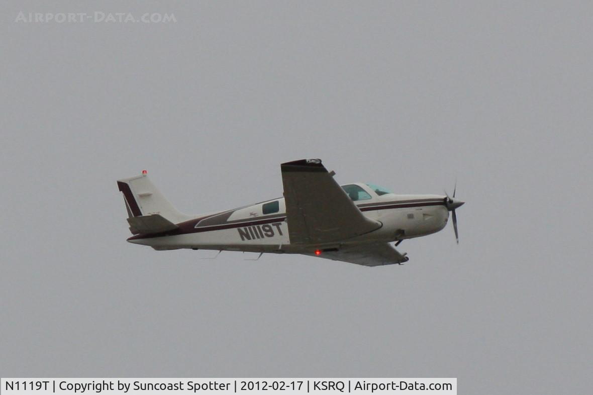 N1119T, 1996 Raytheon Aircraft Company B36TC Bonanza C/N EA-593, N1119T departs Runway 14 at Sarasota-Bradenton International Airport