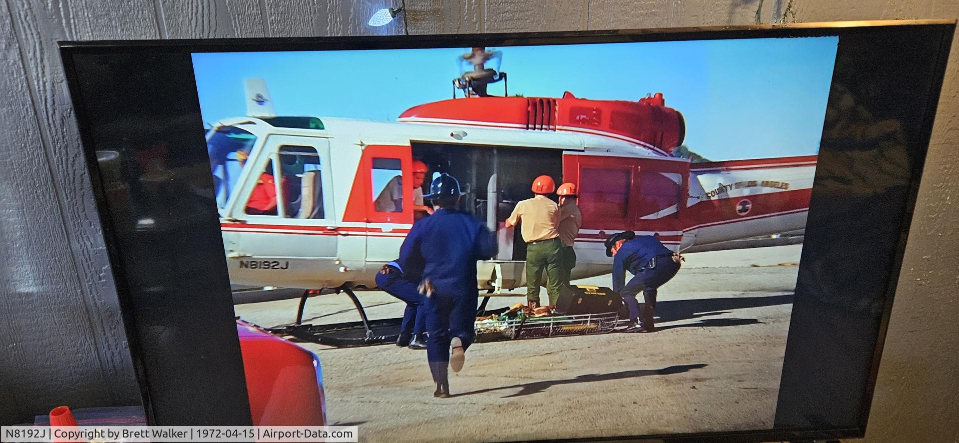 N8192J, Bell 205B C/N n/a, From TV Show Emergency.