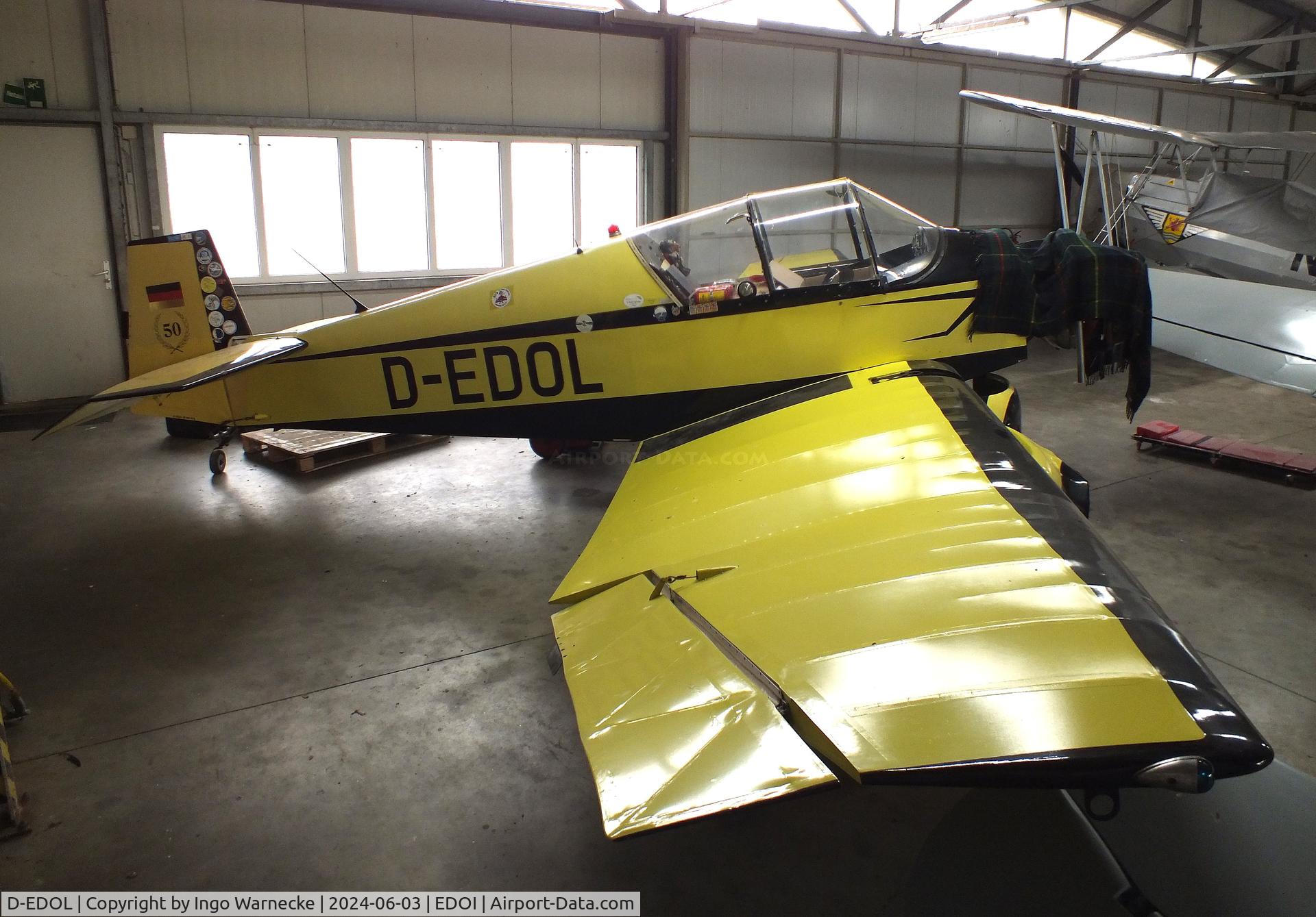 D-EDOL, 1960 Jodel (Wassmer) D-120A Paris-Nice C/N 179, Jodel (Wassmer) D.120A Paris-Nice undergoing maintenance at Bienenfarm airfield (home of part of the collection of Quax, association for the promotion of historic aircraft e.V.), Paulinenaue